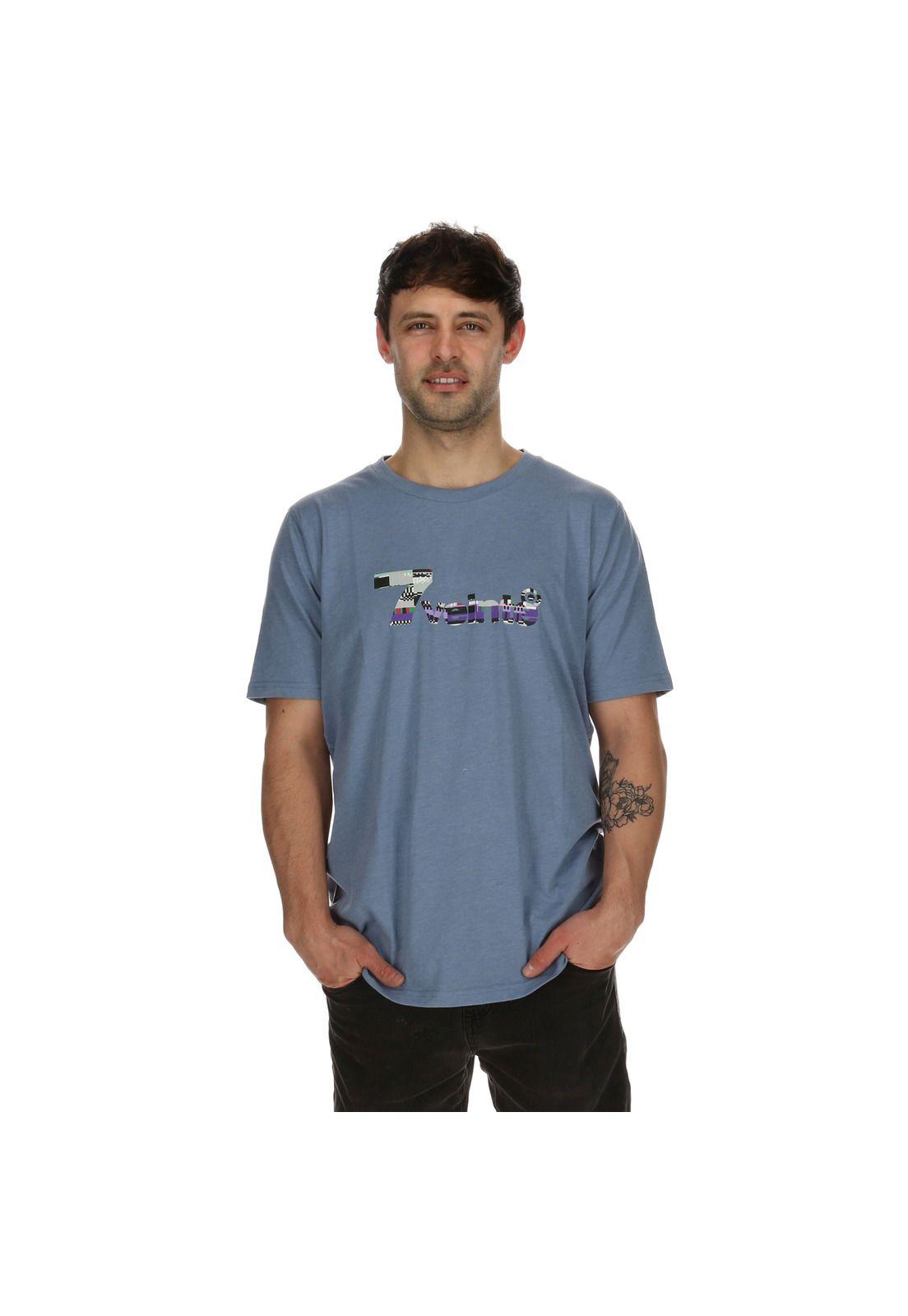 Polera M/C Hombre 7Veinte Glich Ss Celeste 7Veinte-0