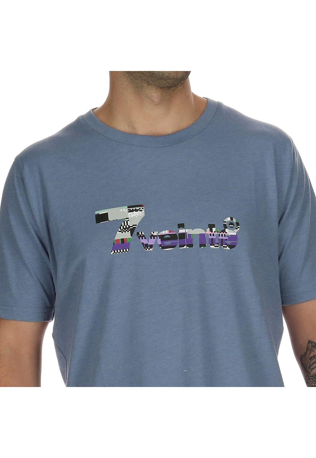 Polera M/C Hombre 7Veinte Glich Ss Celeste 7Veinte-4