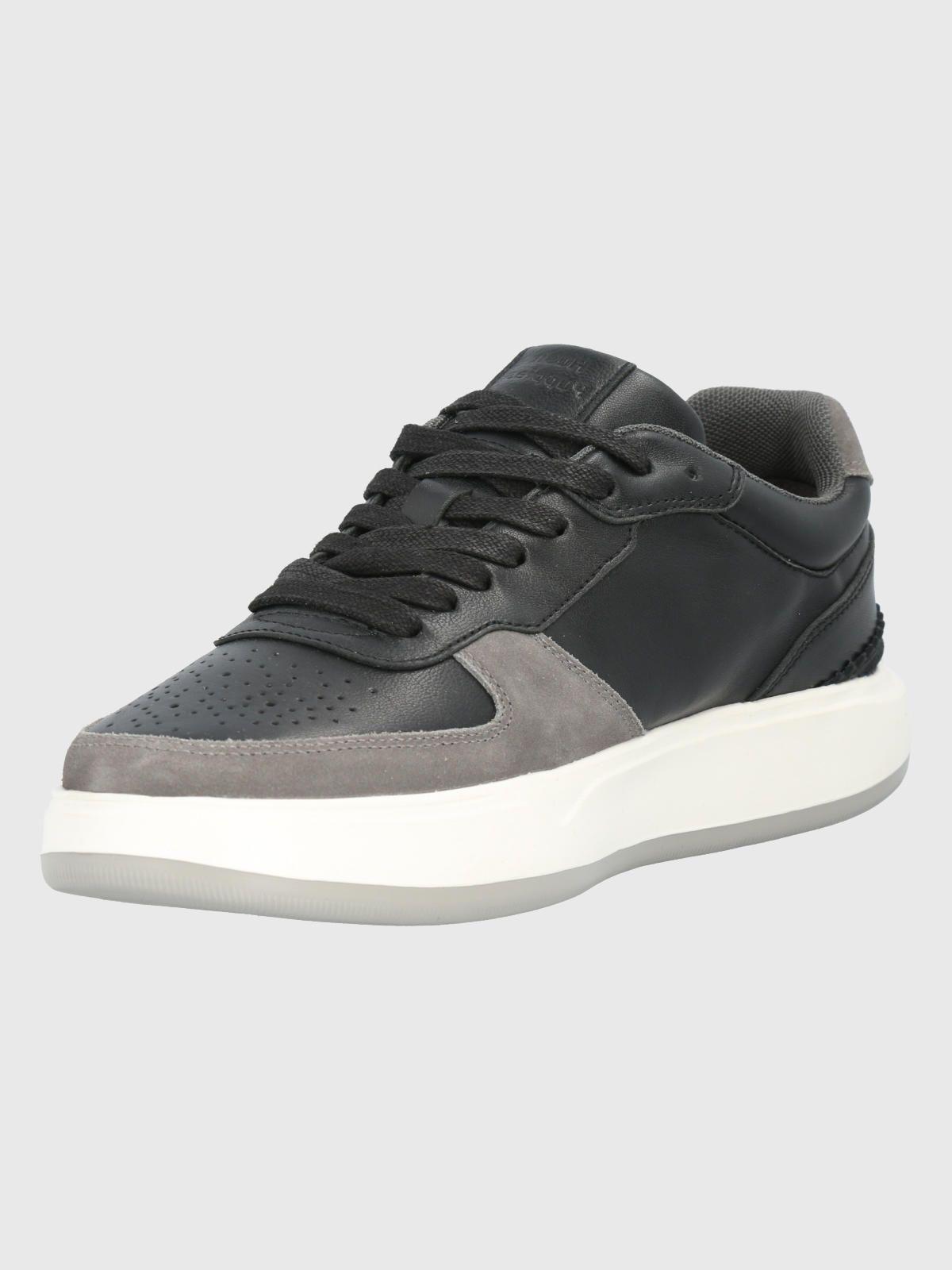 Zapatilla Cuero Negro Hombre Mozze -3
