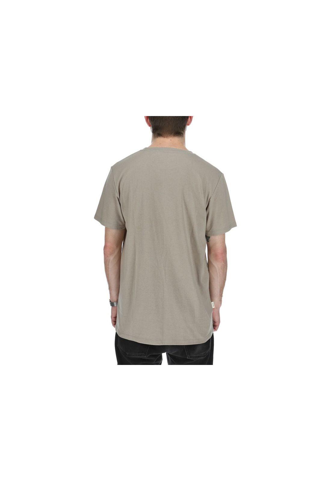 Polera M/C Hombre Half Plan Terracota-2