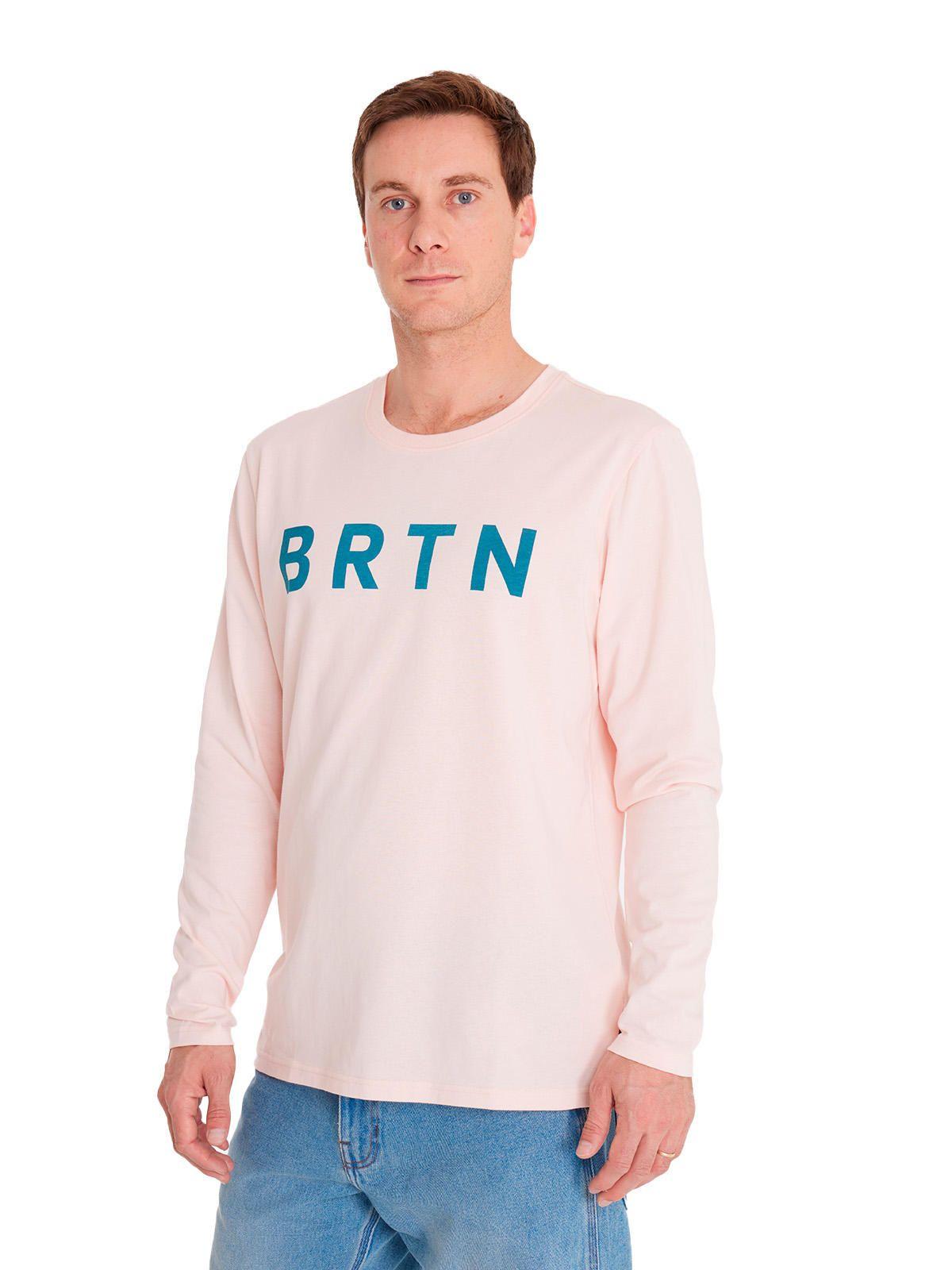 Polera manga larga Hombre Long Sl Rosado-0