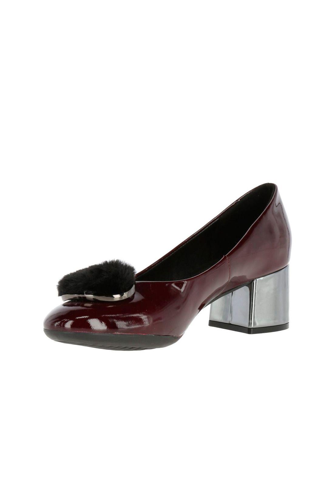 Zapato Cuero Mujer Final Party Burdeo-1