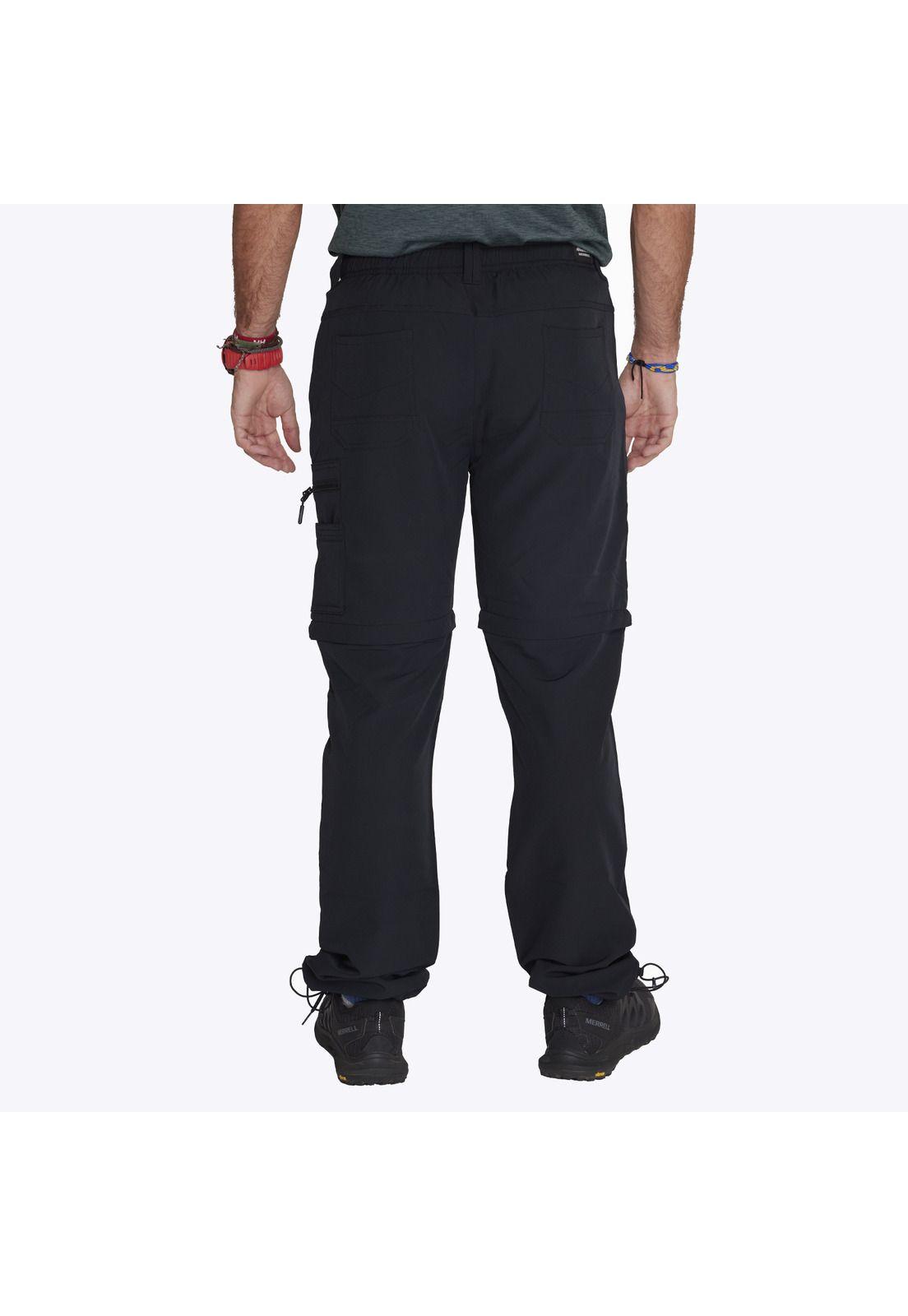 Pantalón Impermeamble Detachable Gris Hombre-1