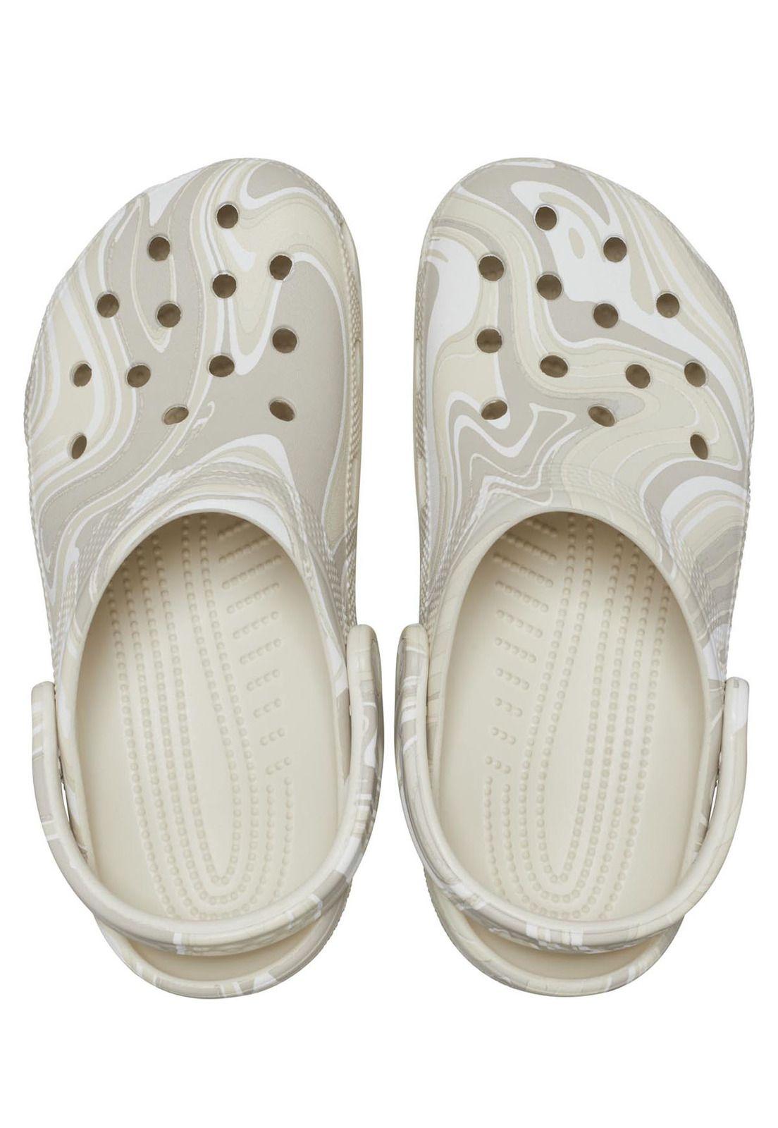 Zueco Mujer Cls Swirl Dye Clog Beige-4