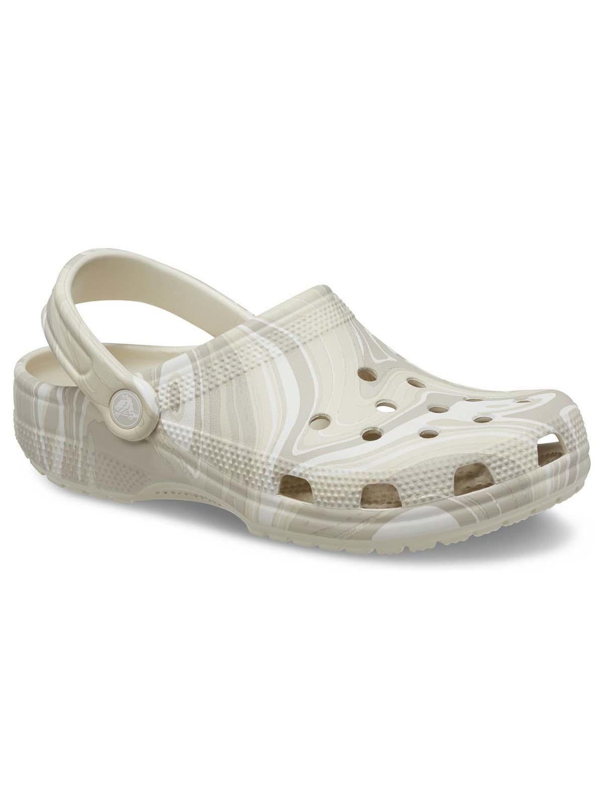 Zueco Crocs Mujer Cls Swirl Dye Clog Beige-6