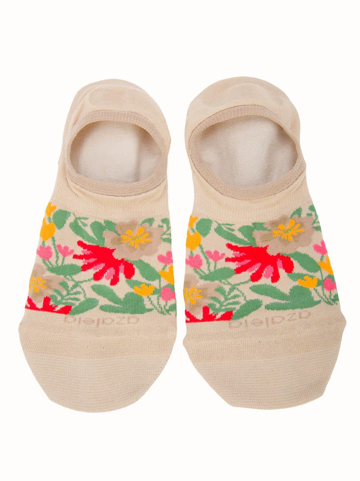 Calcetín Mujer Inv Parque Beige Algodón Azaleia-2