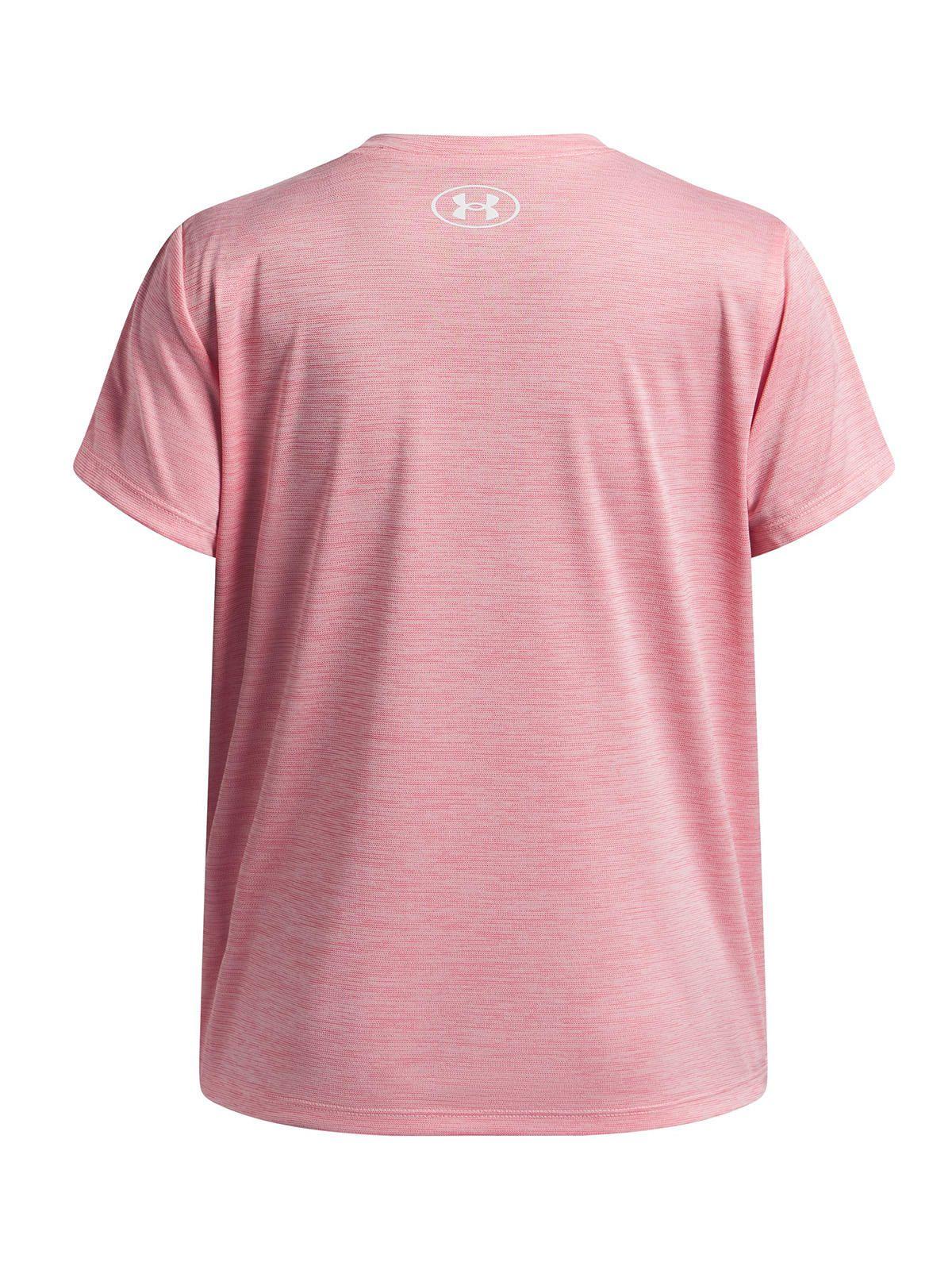 Polera M/C Niña Tech Twist Wordmark Logo Ss Polera Rosado-1