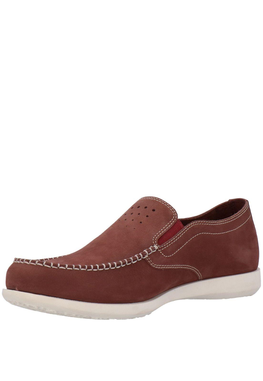 Mocasin Cuero Hombre Sambor Burdeo-3