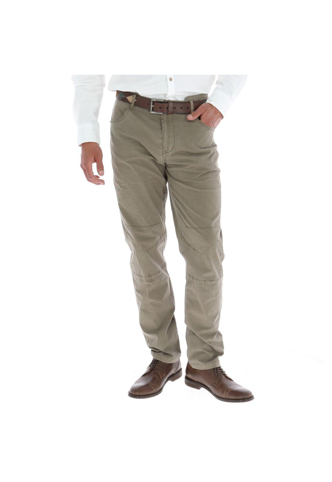 Pantalón Hombre Algodón Lucas Camel-0