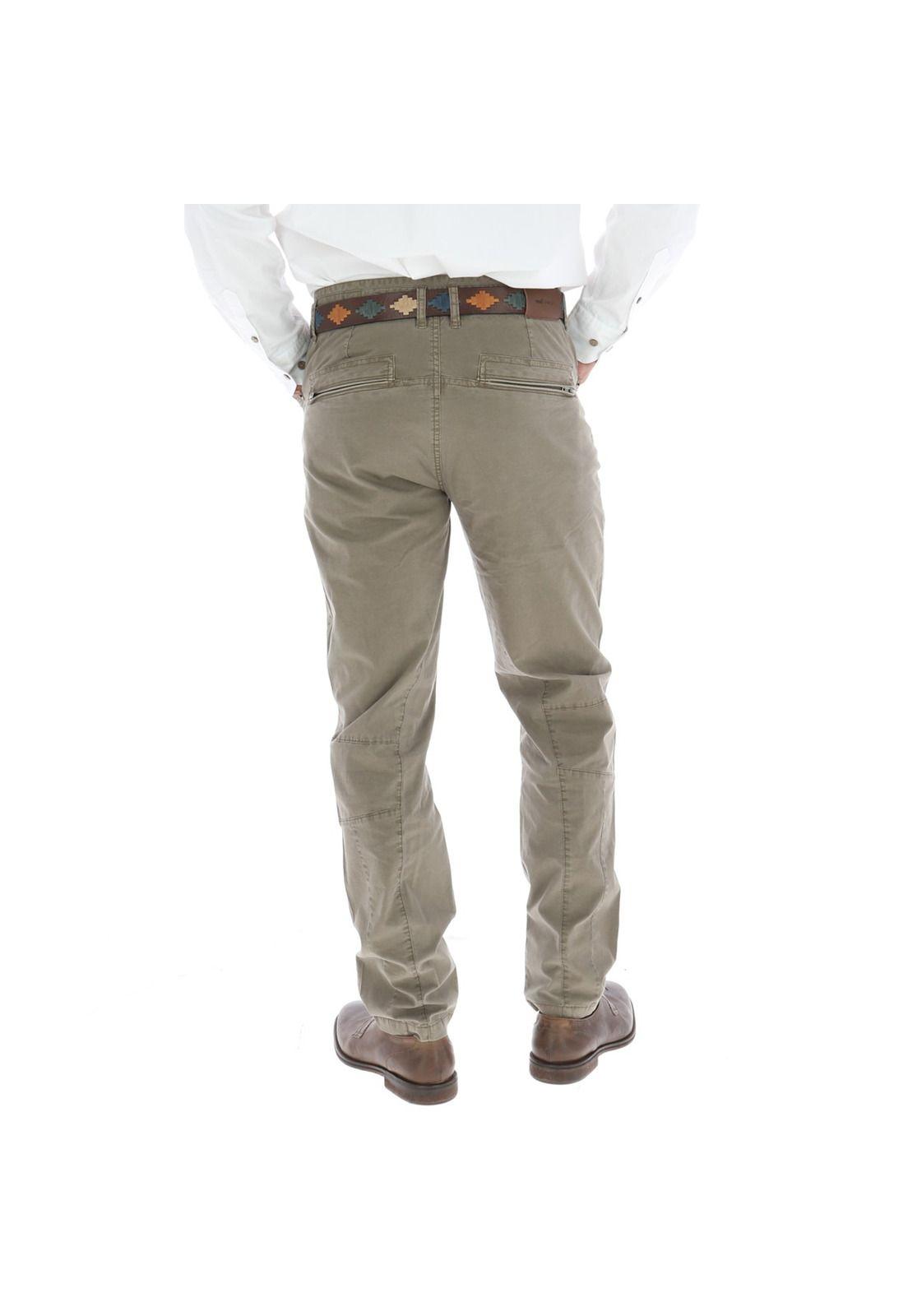 Pantalón Hombre Algodón Lucas Camel-1