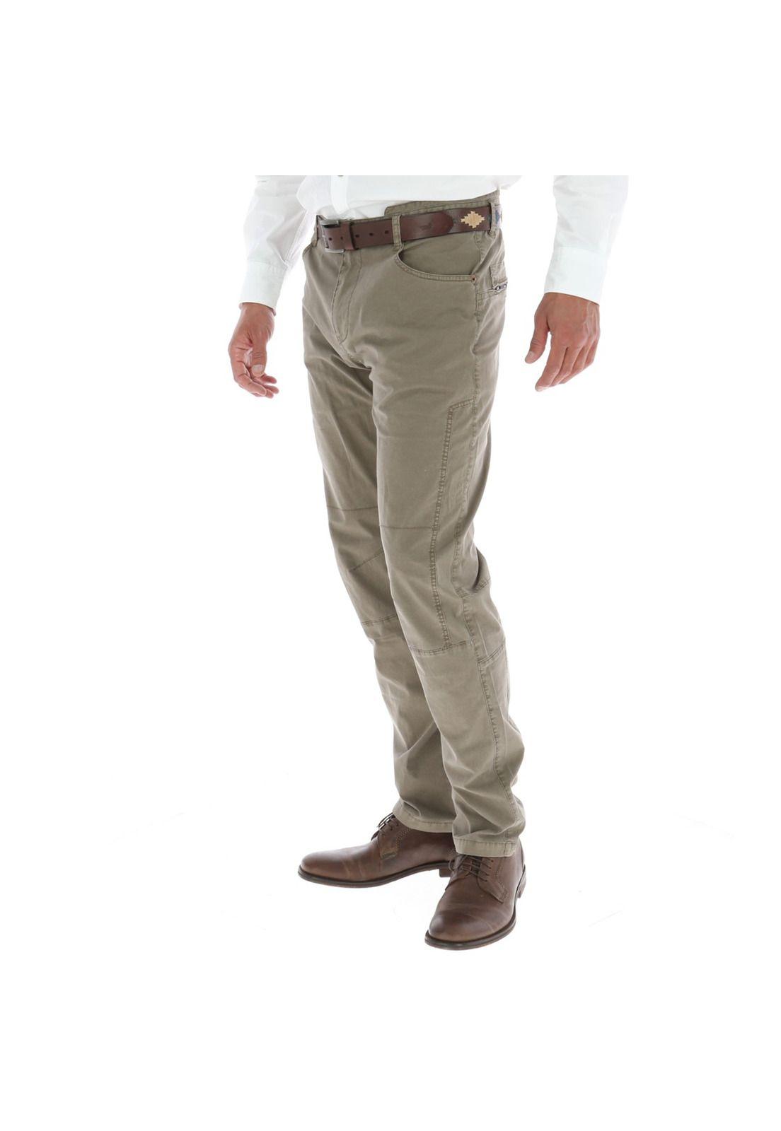 Pantalón Hombre Algodón Lucas Camel-2