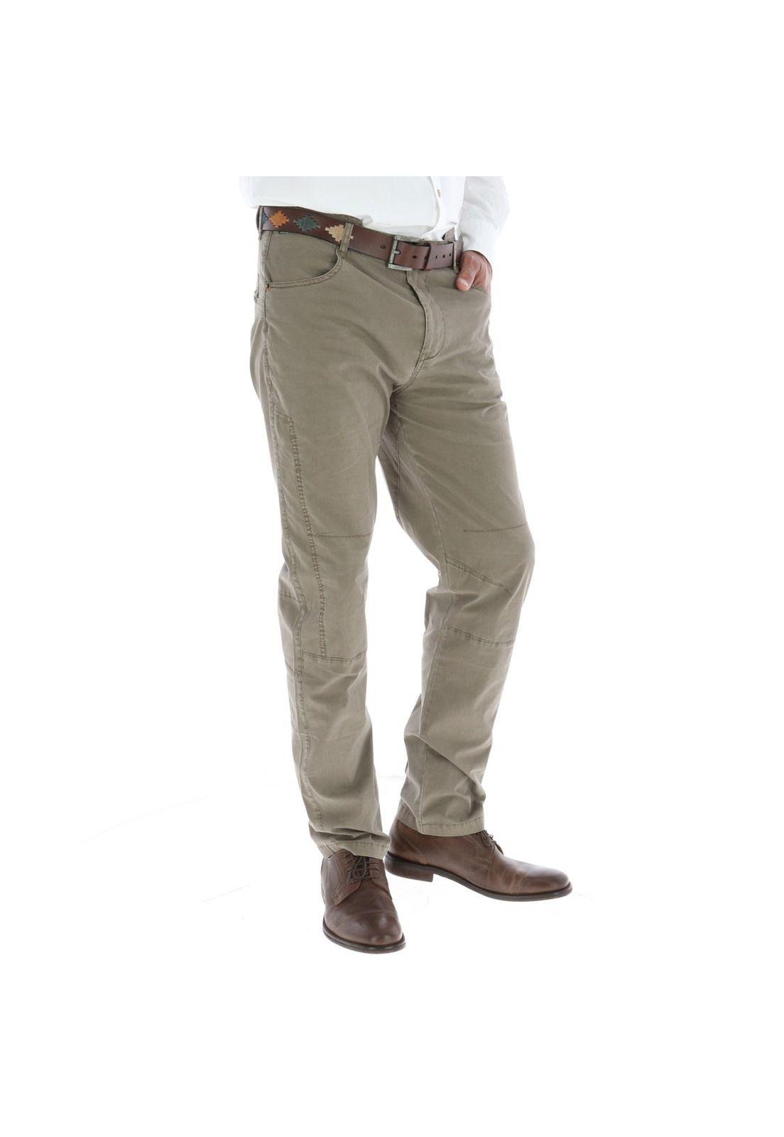 Pantalón Hombre Algodón Lucas Camel-3
