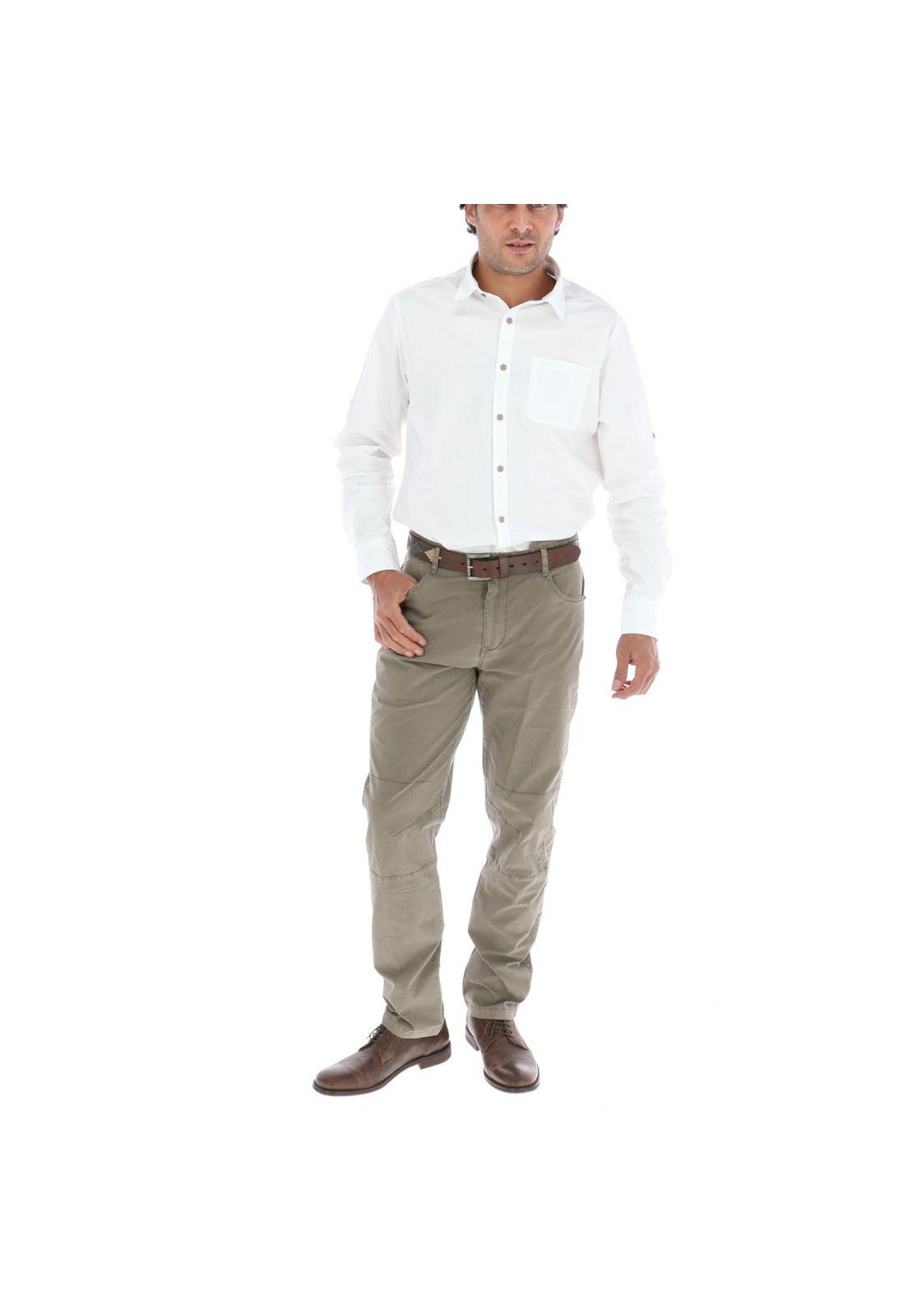 Pantalón Hombre Algodón Lucas Camel-4