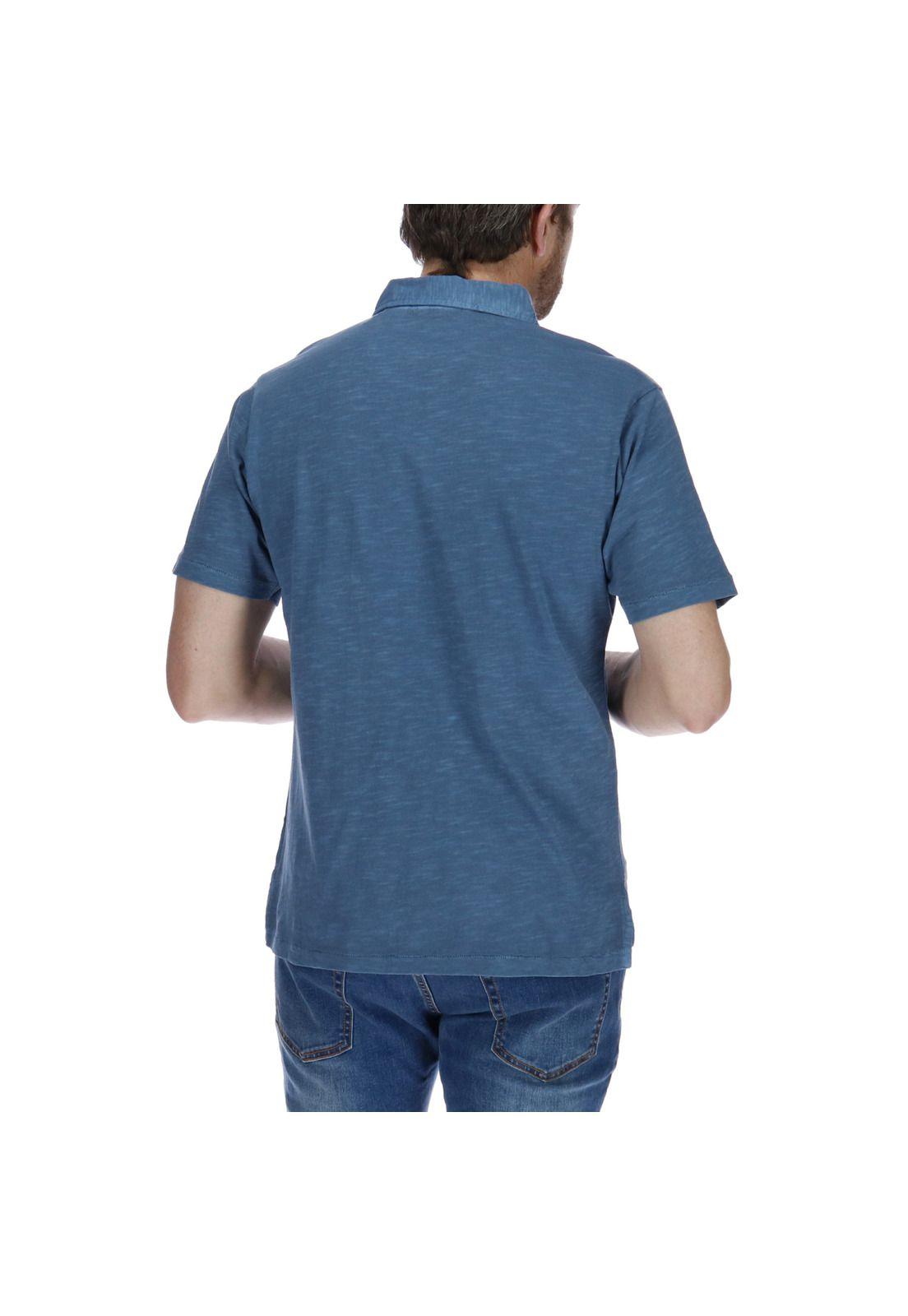 Polera Polo Foundation Jersey Azul Oscuro-2