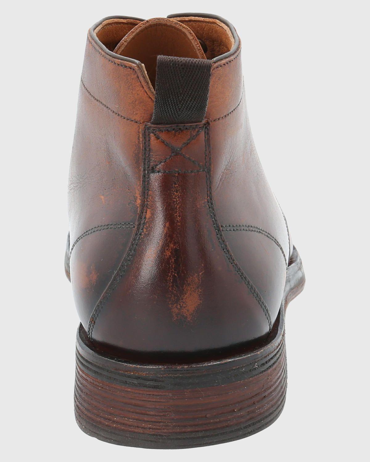 Botín Cuero Hombre Bangor Café Oscuro-6