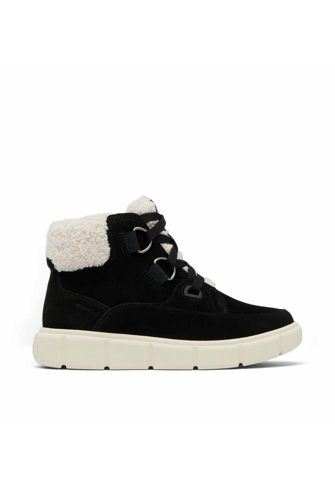 Bota Cuero Explorer Iii Nw Lace Negro Mujer-0