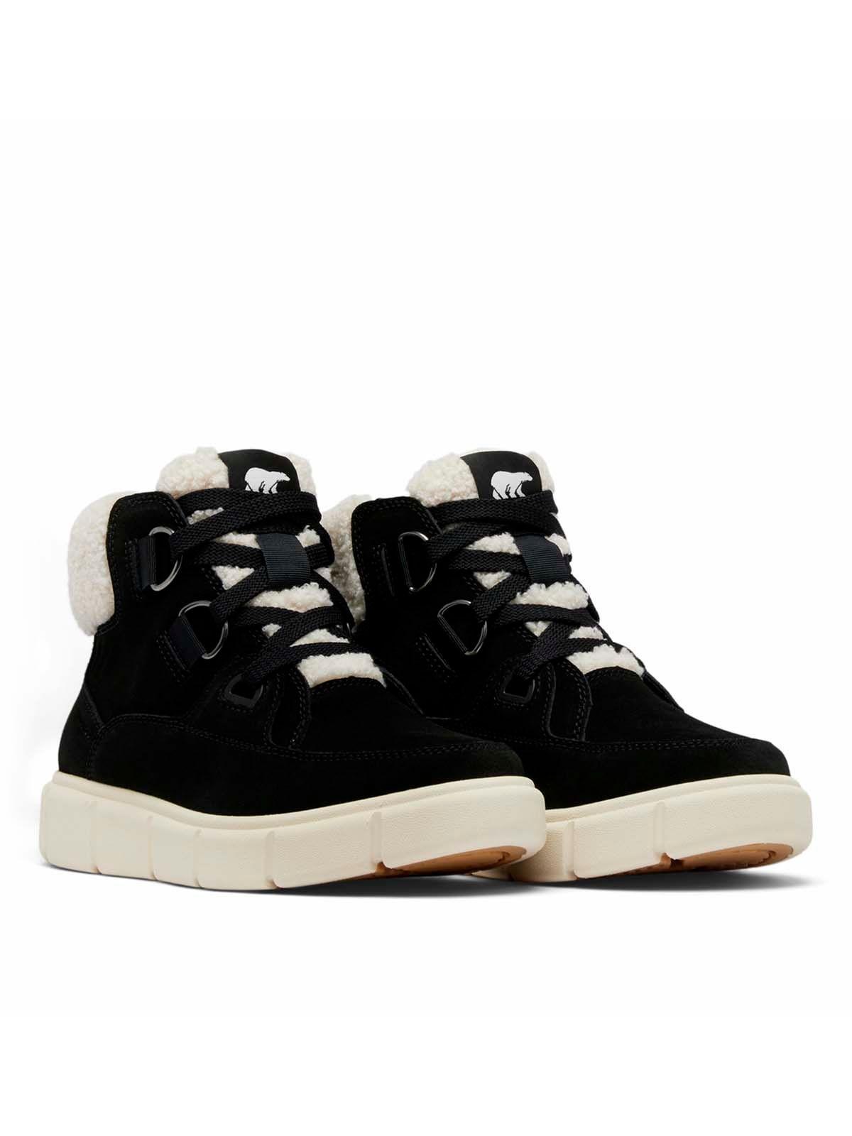 Bota Cuero Explorer Iii Nw Lace Negro Mujer-1