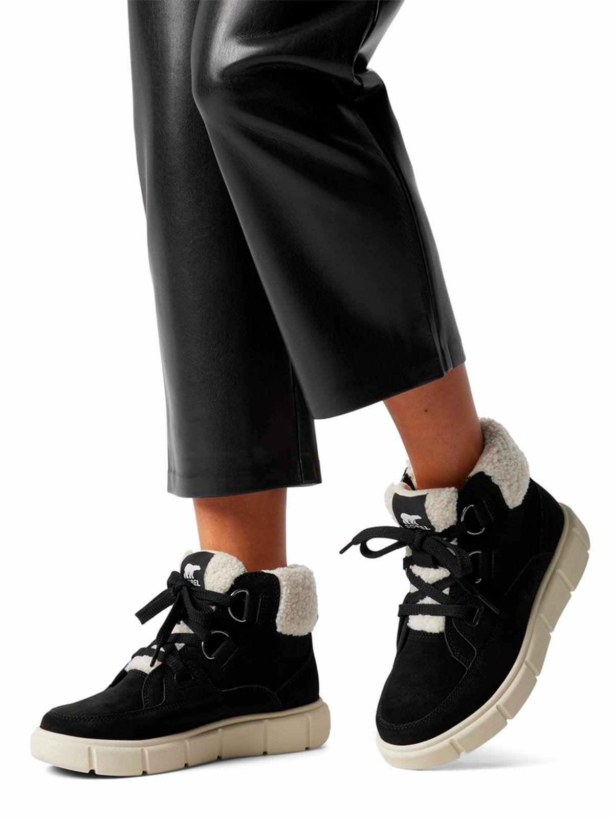 Bota Cuero Explorer Iii Nw Lace Negro Mujer-9