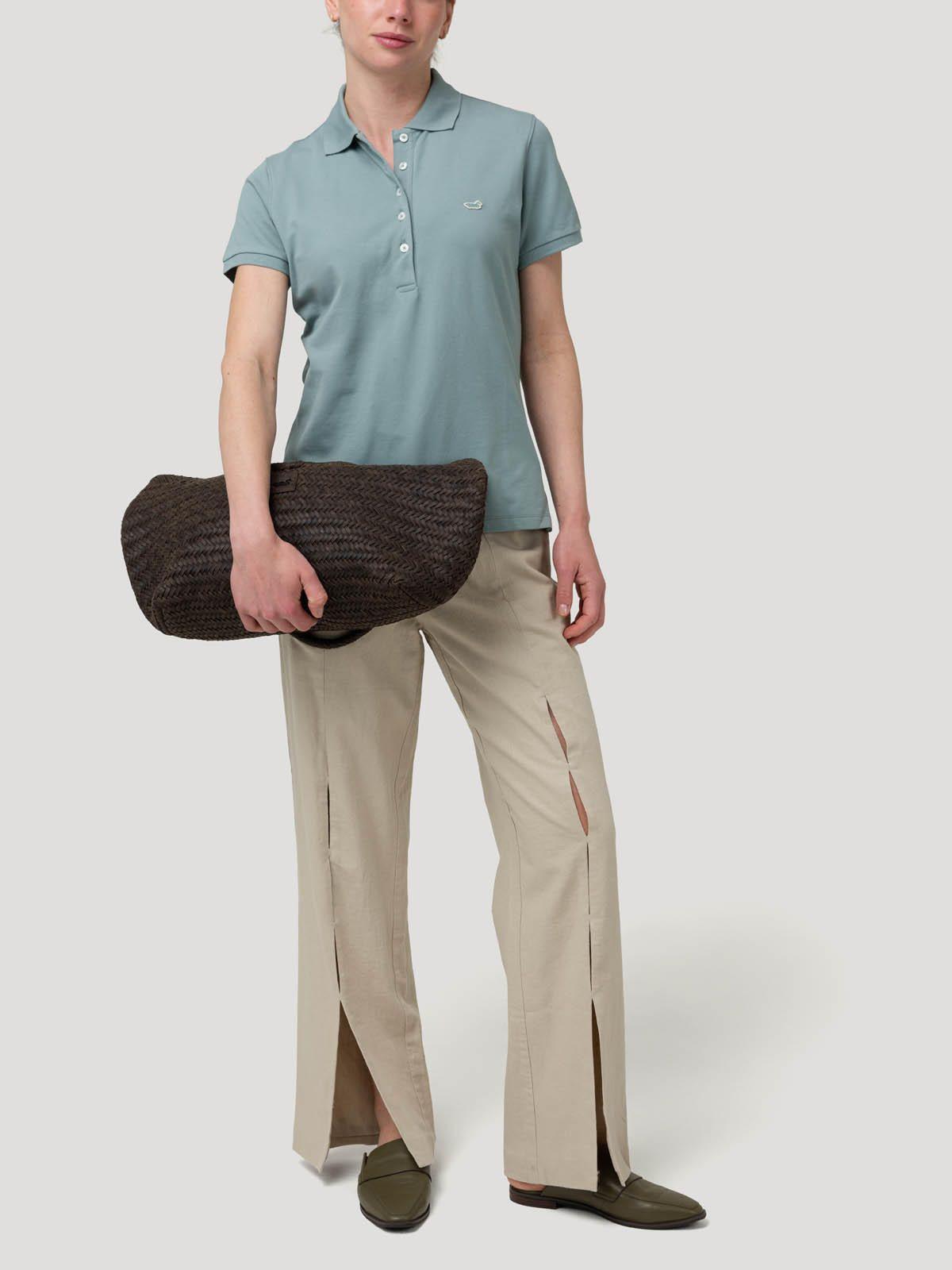 Polera Algodón Mujer Sandie Celeste -7