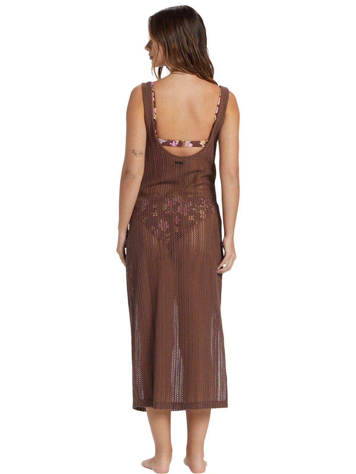 Vestido Mujer Lunar Days Midi Café-1