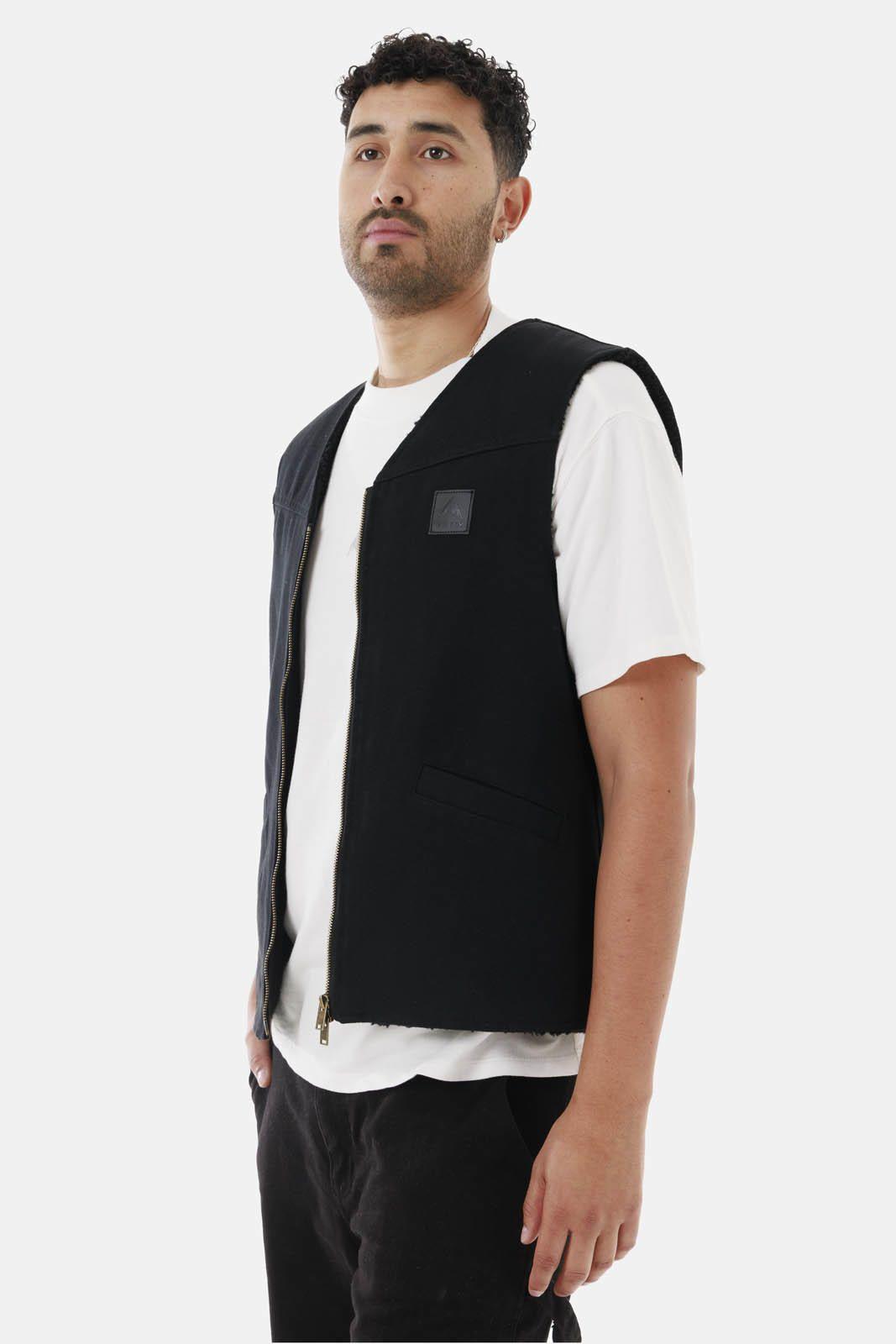 Chaqueta S/M Hombre Heritage Negro -3