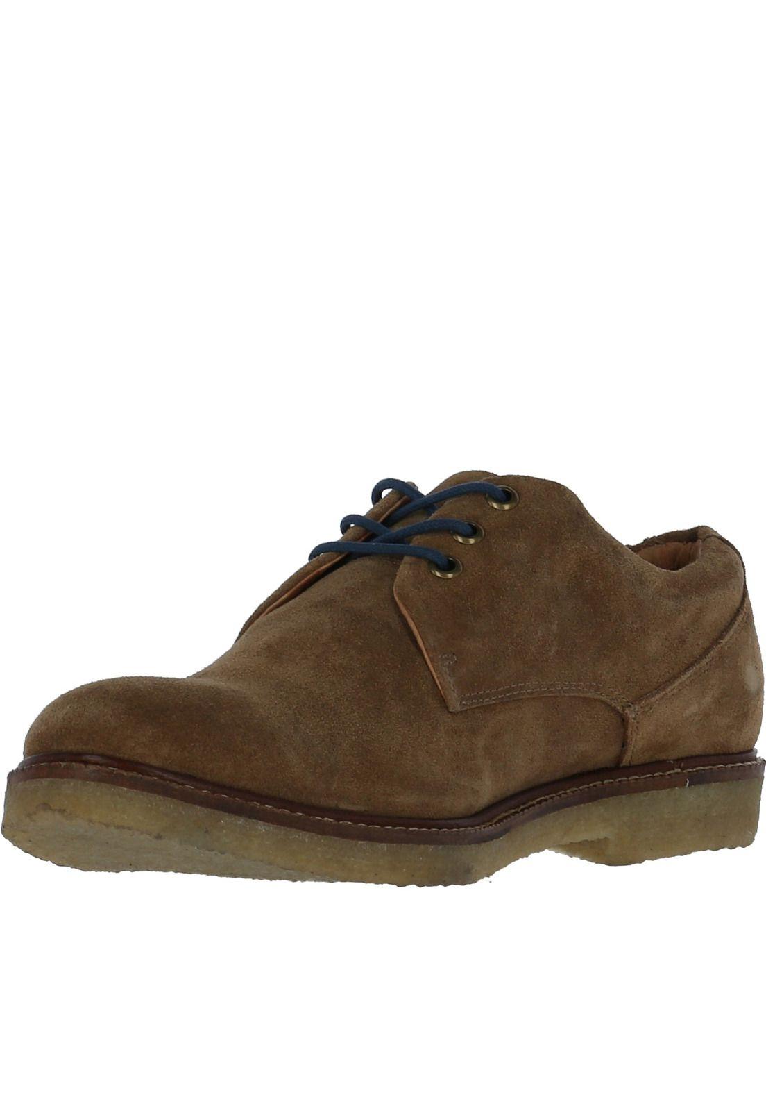 Zapato Gamuza Rust Café Hombre Rockford-1