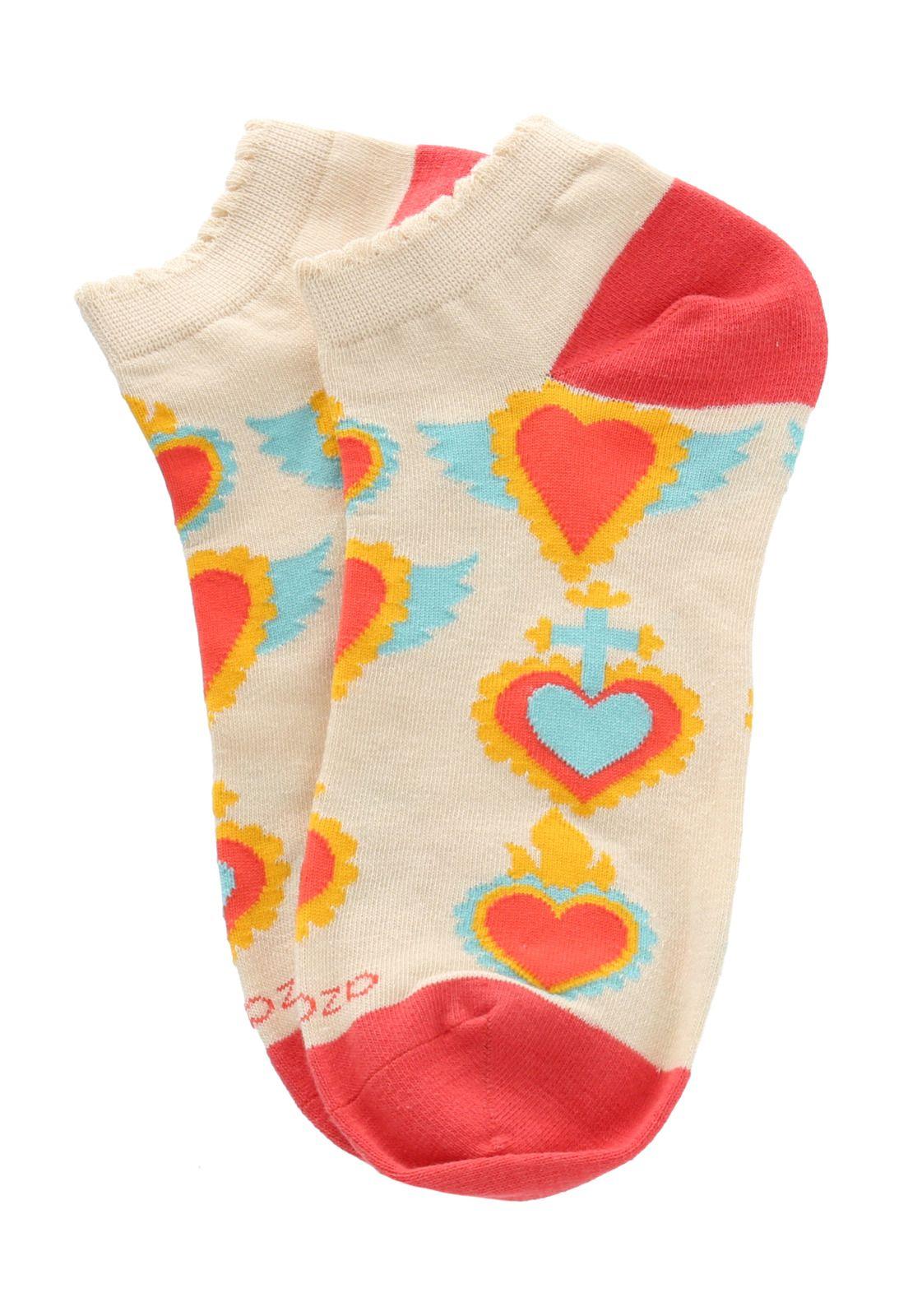 Calcetines  Ped St Mexico Mujer Beige-2