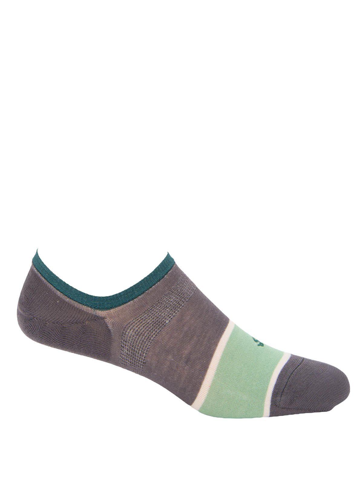 Calcetin Bambú Hombre Inv Block Gris-0