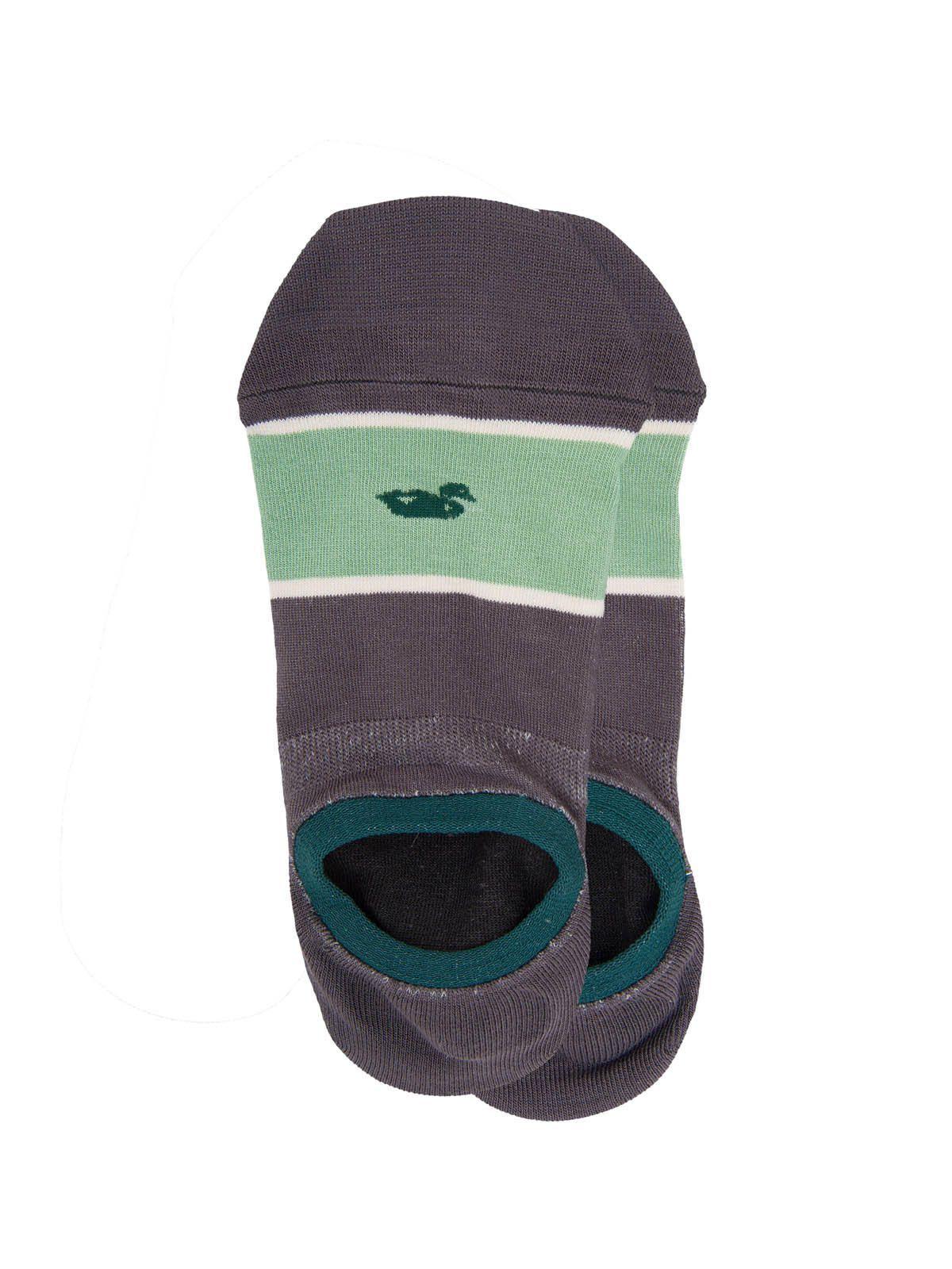 Calcetin Bambú Hombre Inv Block Gris-1