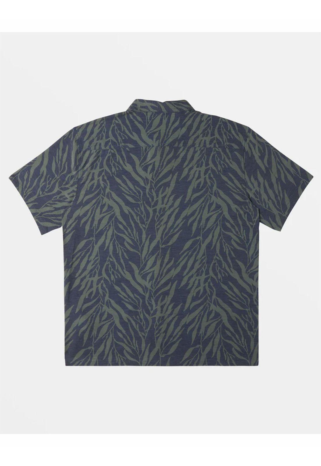 Camisa Manga Corta Hombre Surftrek Azul-7