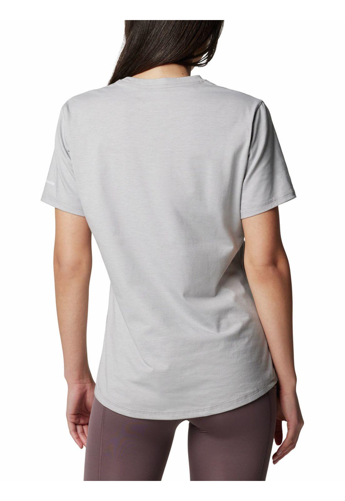 Polera Manga Corta Mujer Sun Trek Graphic Gris-5