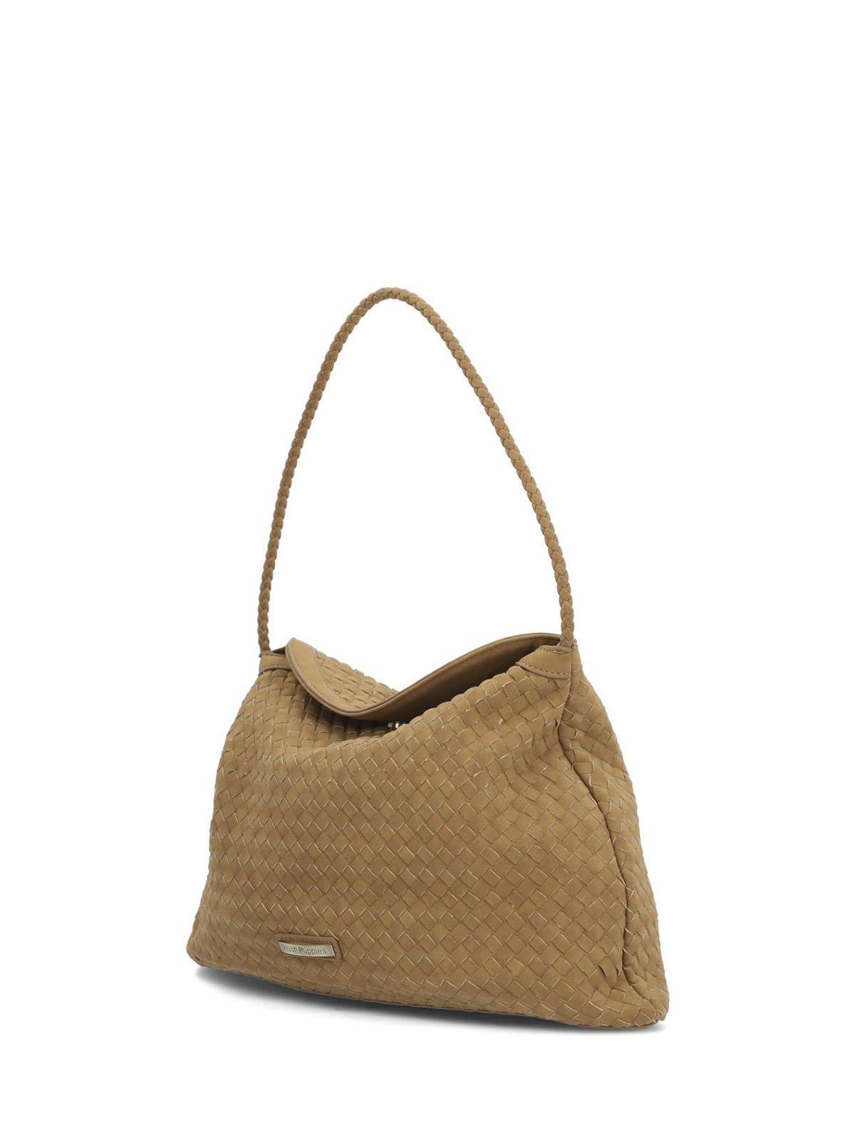 Cartera Ecocuero Mujer Brigg Hobo Café-1