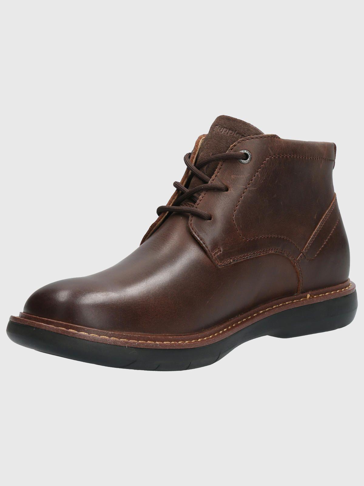 Botin Cuero Hombre Moines Café-4