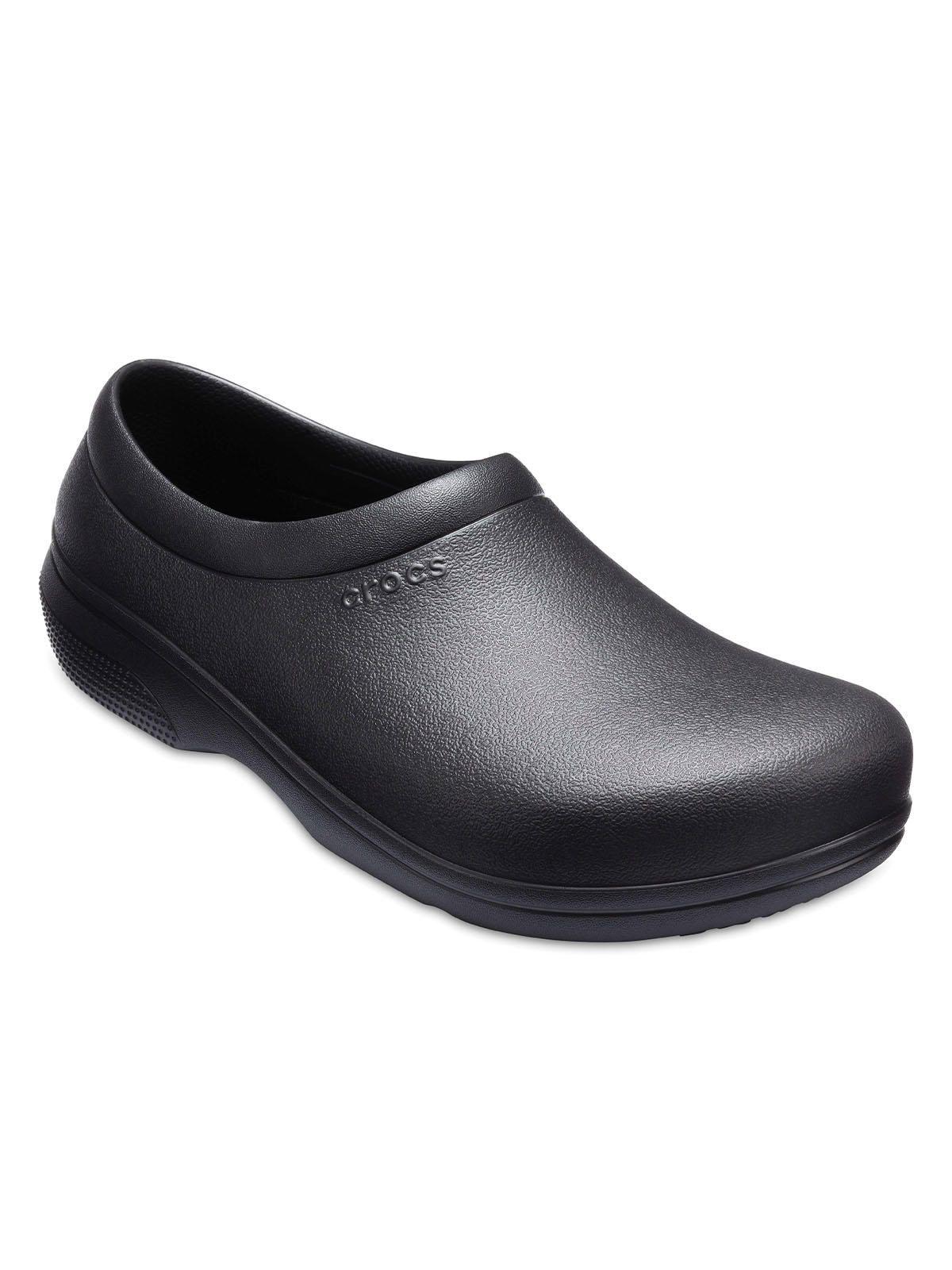 Zueco Crocs Hombre On The Clock Slip On Negro-5