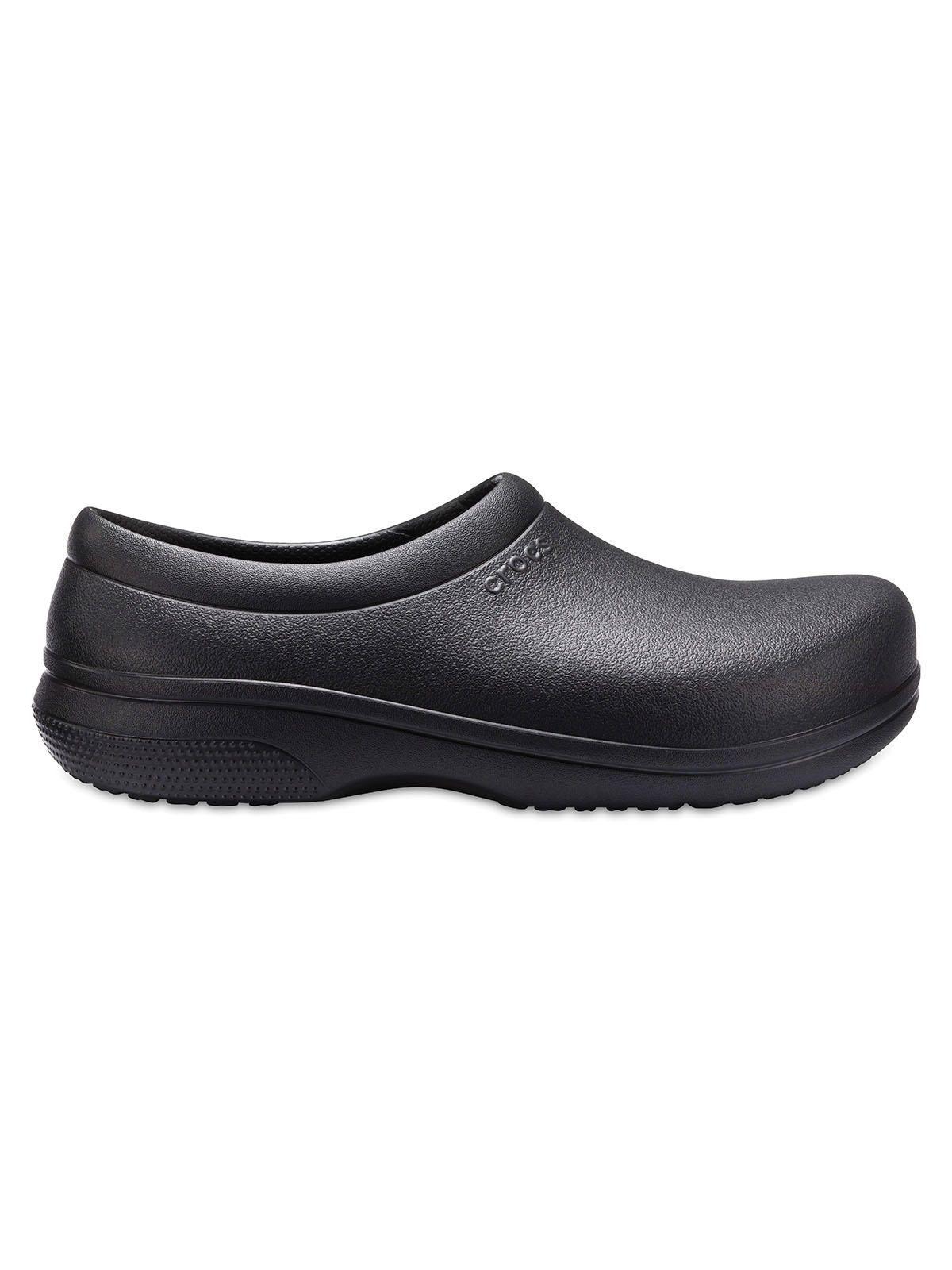 Zueco Crocs Hombre On The Clock Slip On Negro-0