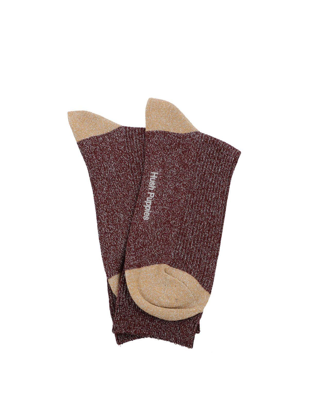 Calcetín Algodón Mujer C Lurex Plain Morado-2