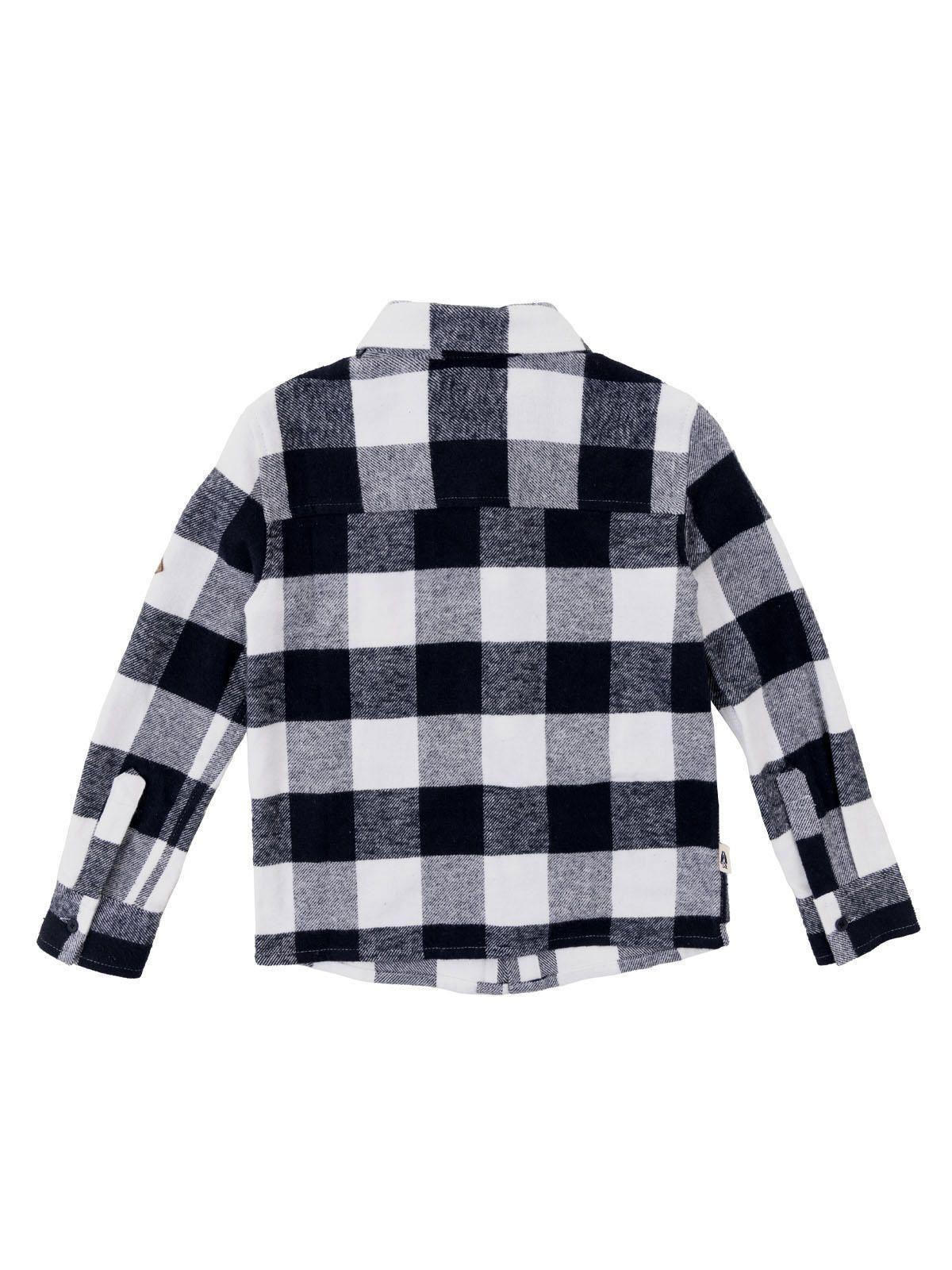 Camisa Manga Larga Tobby Niño Azul-5