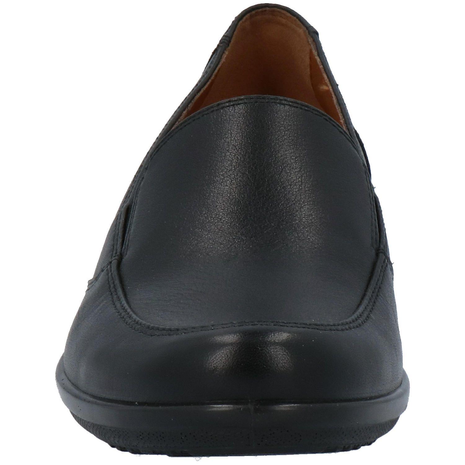 Slip On Cuero Mujer Kala Slip On Negro-2