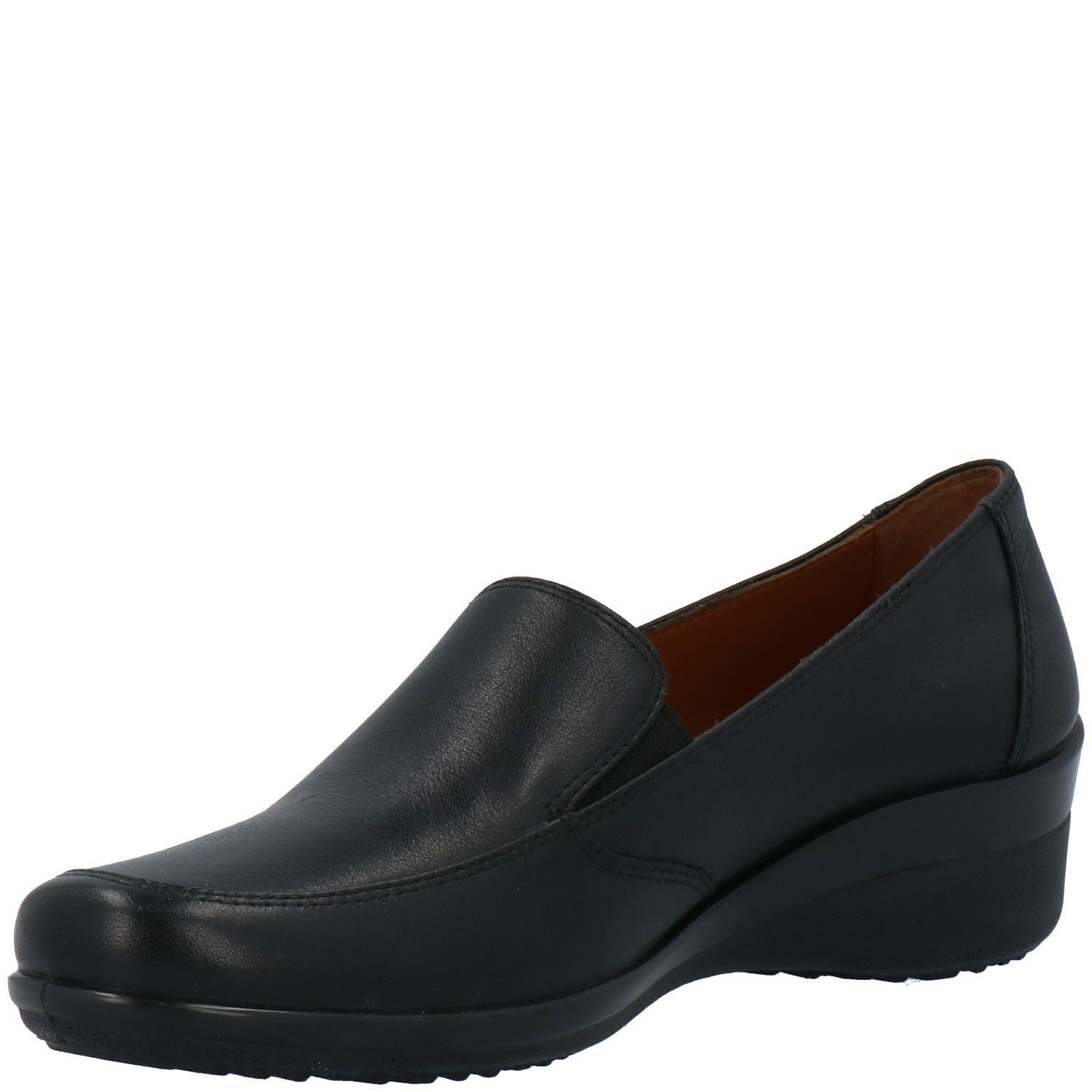 Slip On Cuero Mujer Kala Slip On Negro-3