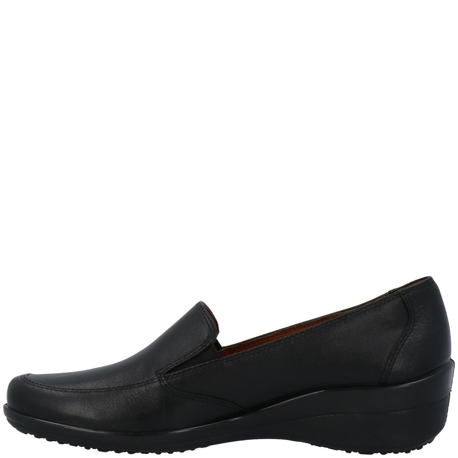 Slip On Cuero Mujer Kala Slip On Negro-4