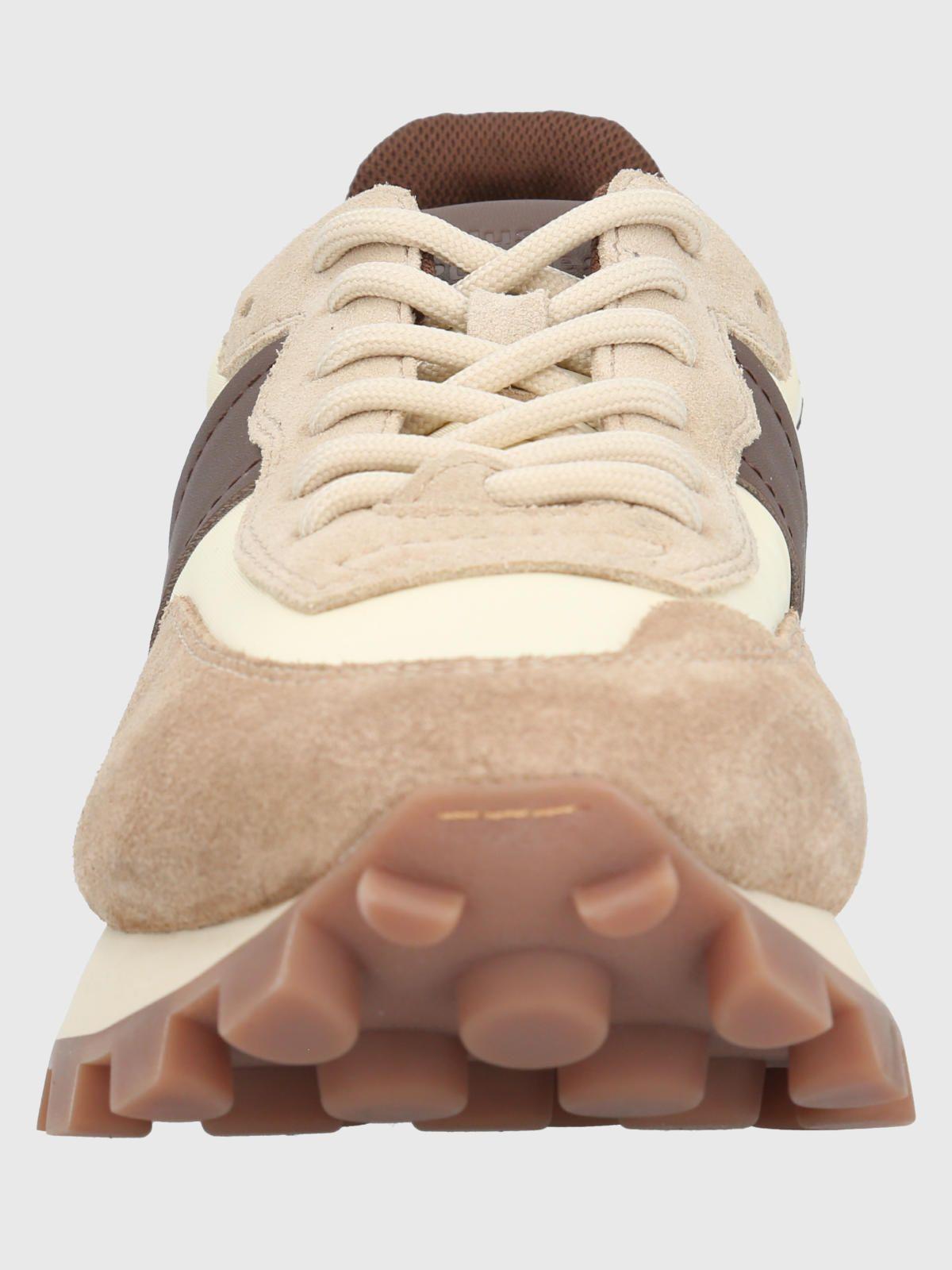 Zapatilla Cuero Mujer Janet Beige-3