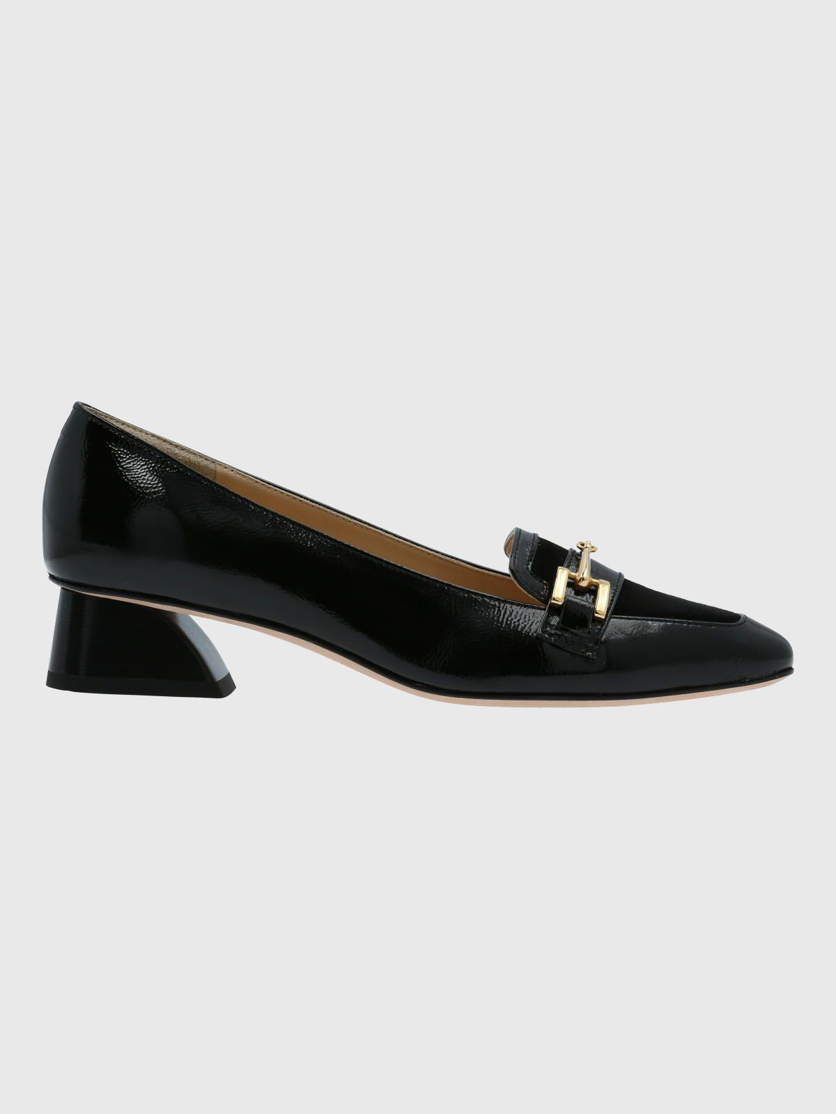 Zapato Brunate Mujer Cuero Bazzano Negro-1