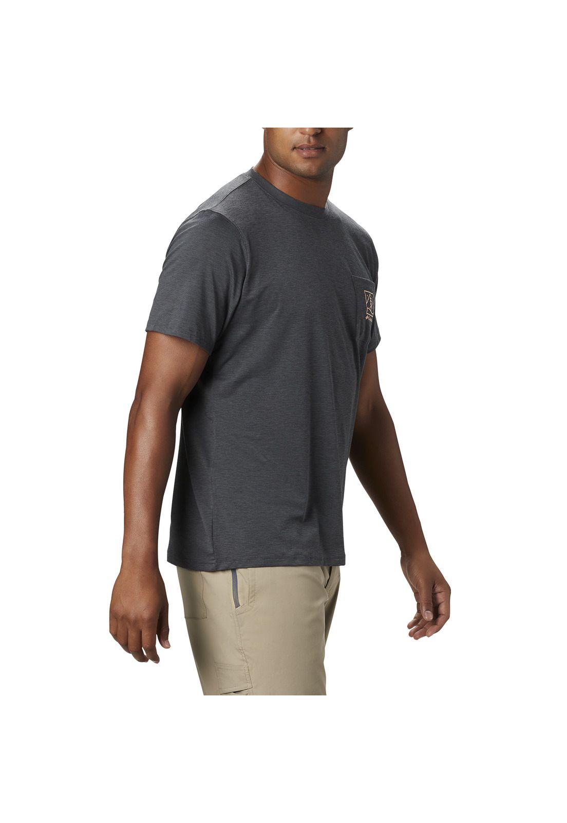 Polera Hombre Elements Pocket Tee Gris-2
