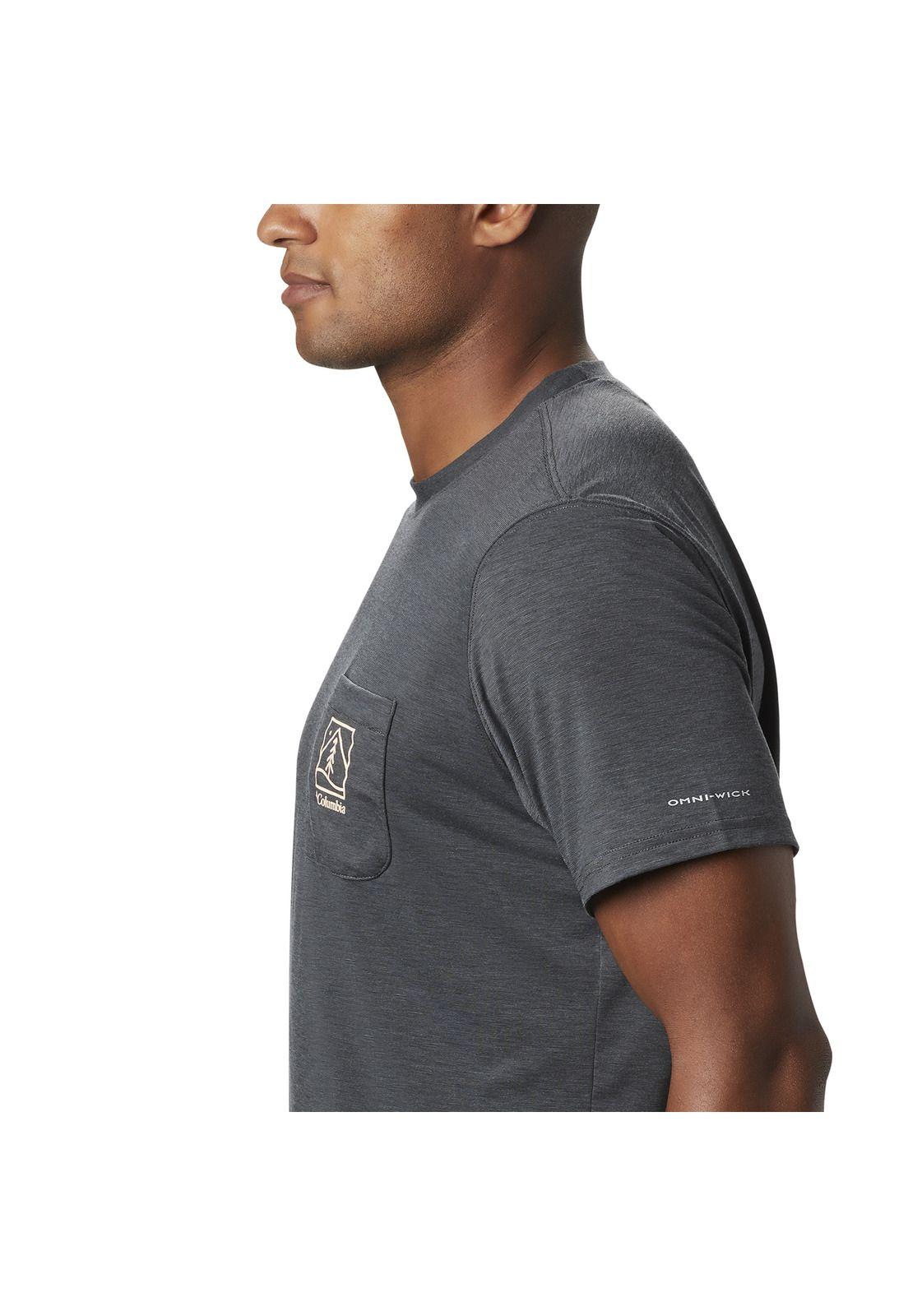 Polera Hombre Elements Pocket Tee Gris-3