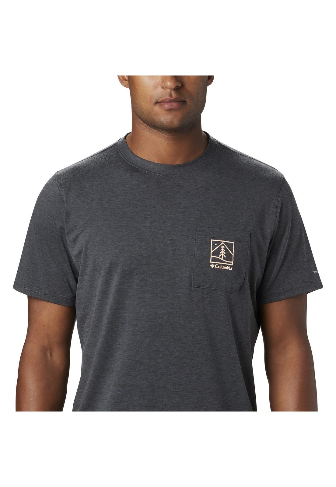 Polera Hombre Elements Pocket Tee Gris-4