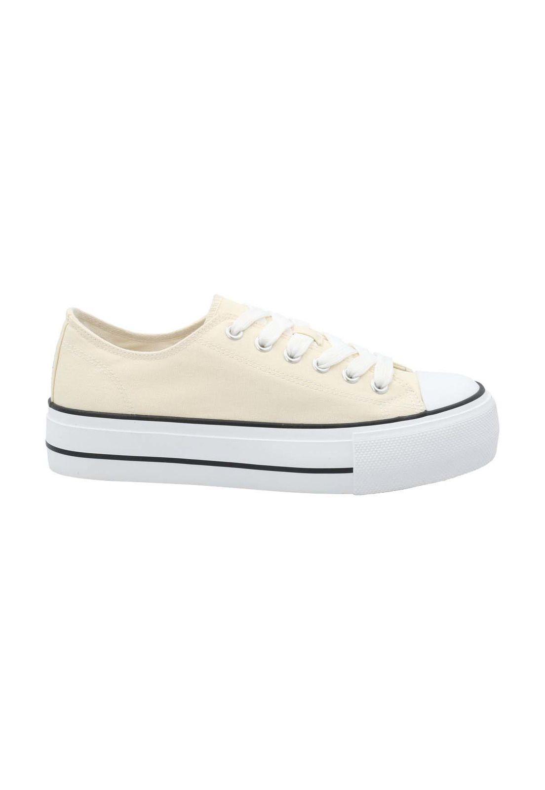Zapatilla Mujer Sami Beige-1