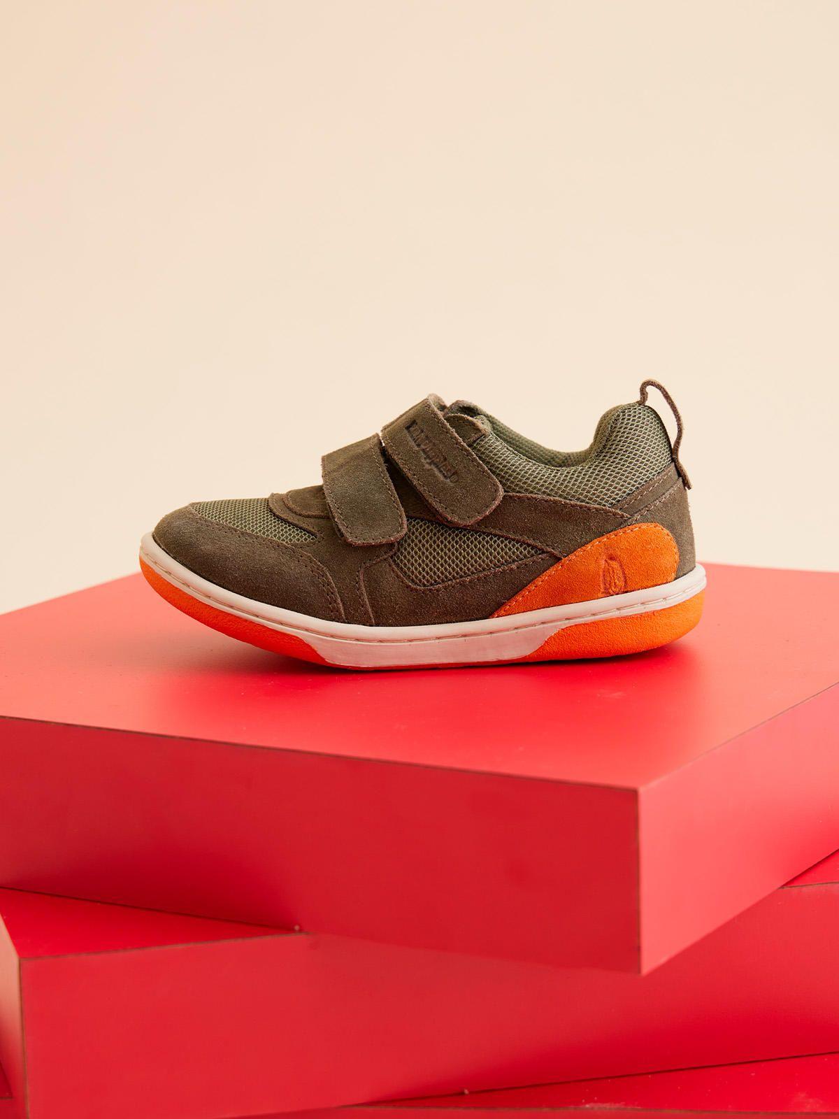 Zapatilla Cuero Verde Niño Lazo Pro  (26-29)-3