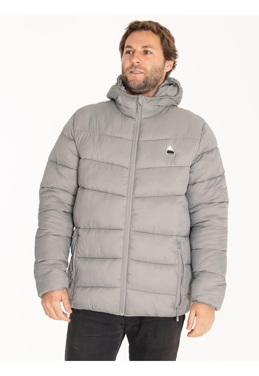 Parka Impermeable Hombre Gris-0