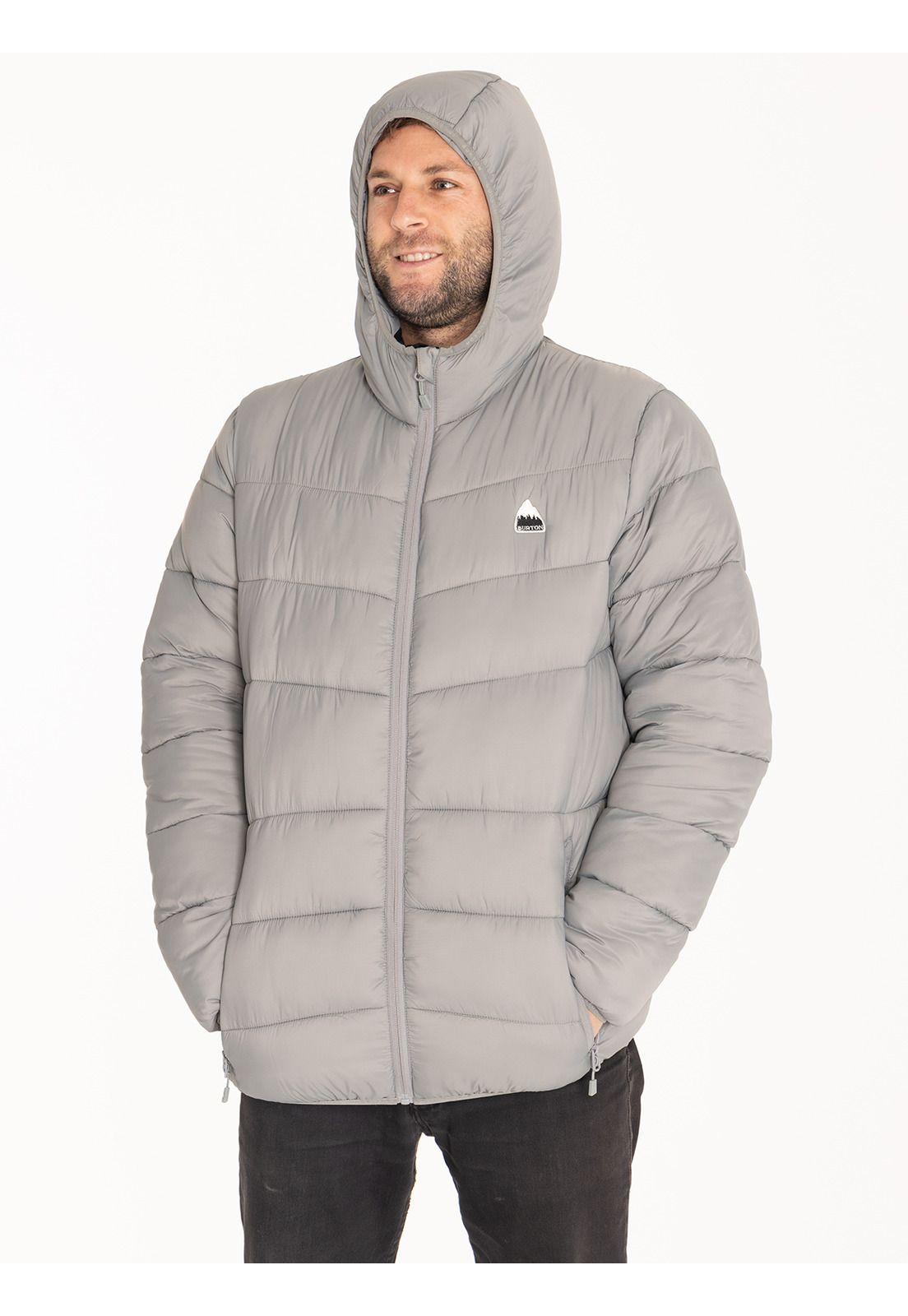 Parka Impermeable Hombre Gris-4