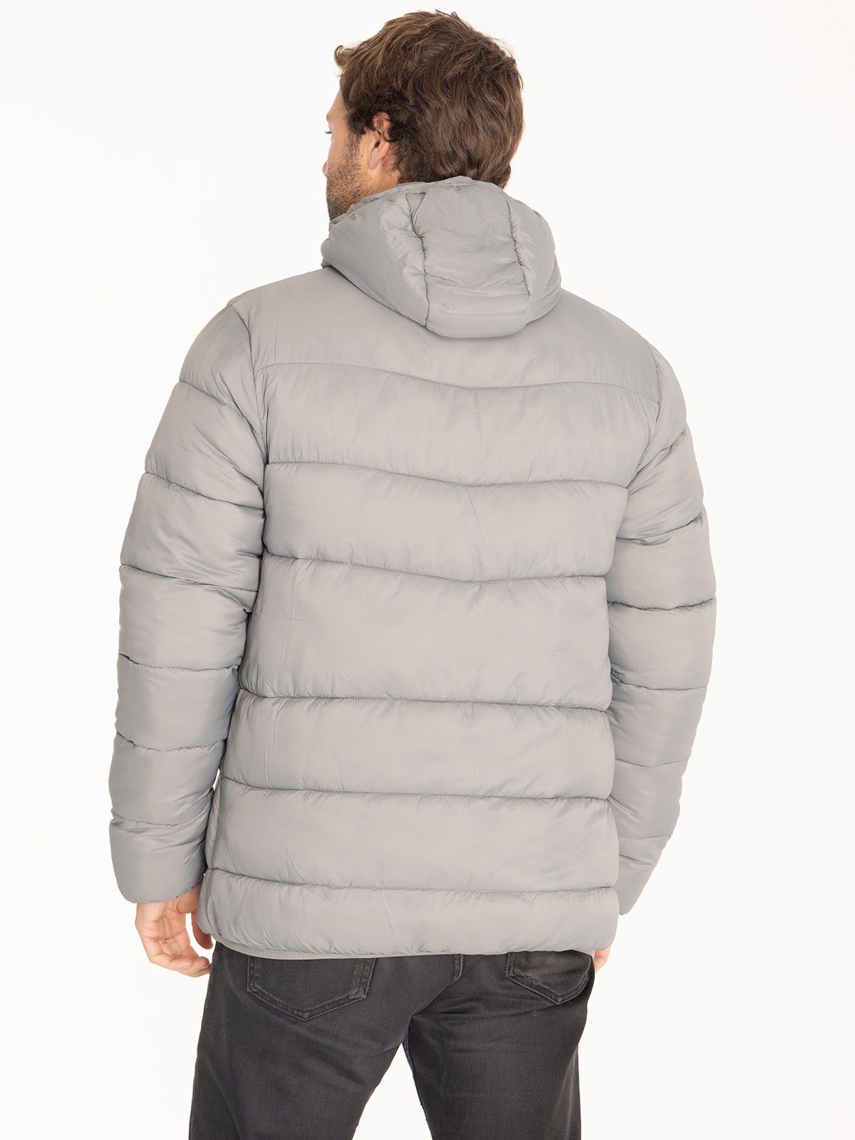 Parka Impermeable Hombre Gris-3